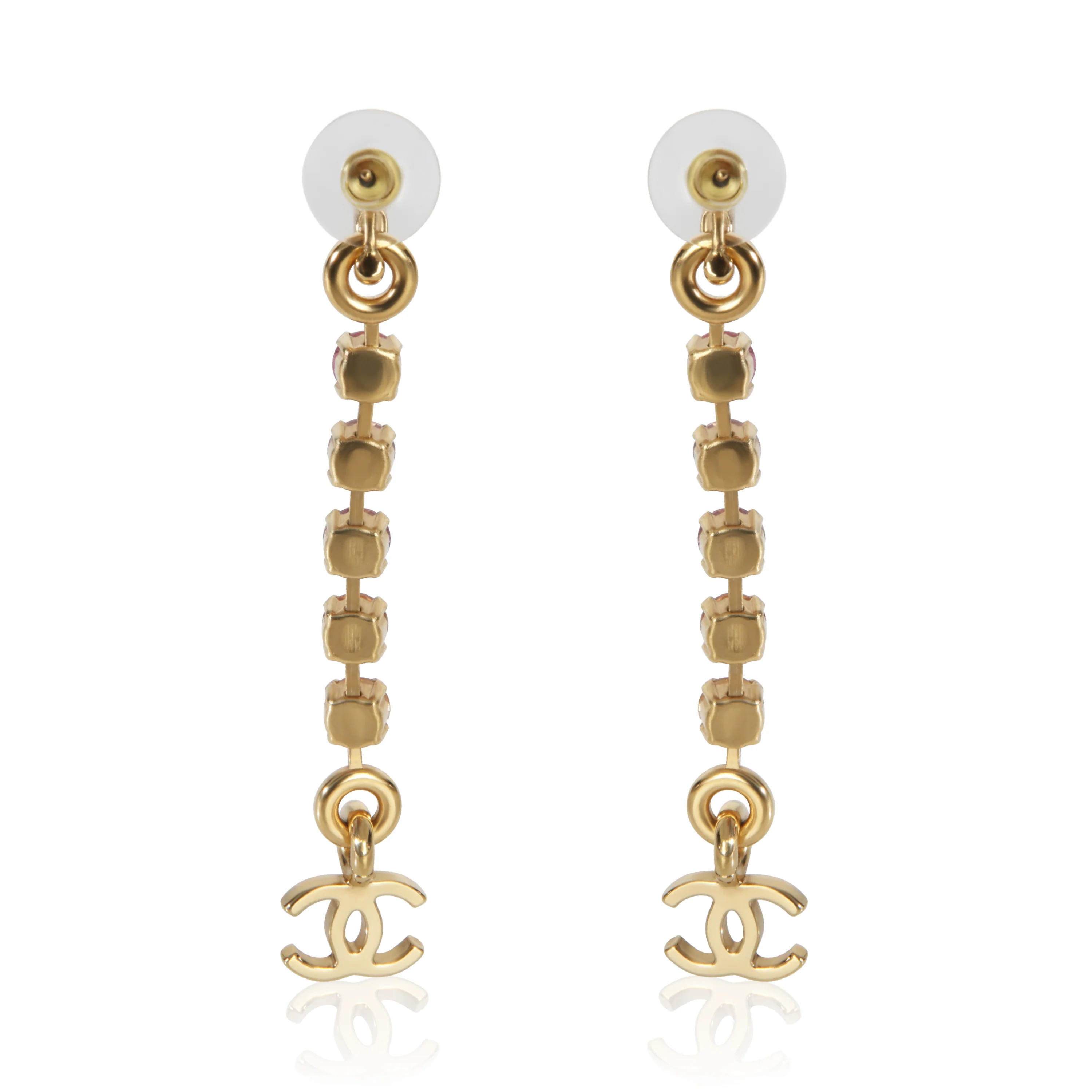 Gold-Plated 2024 Rainbow CC Earrings - Image 3