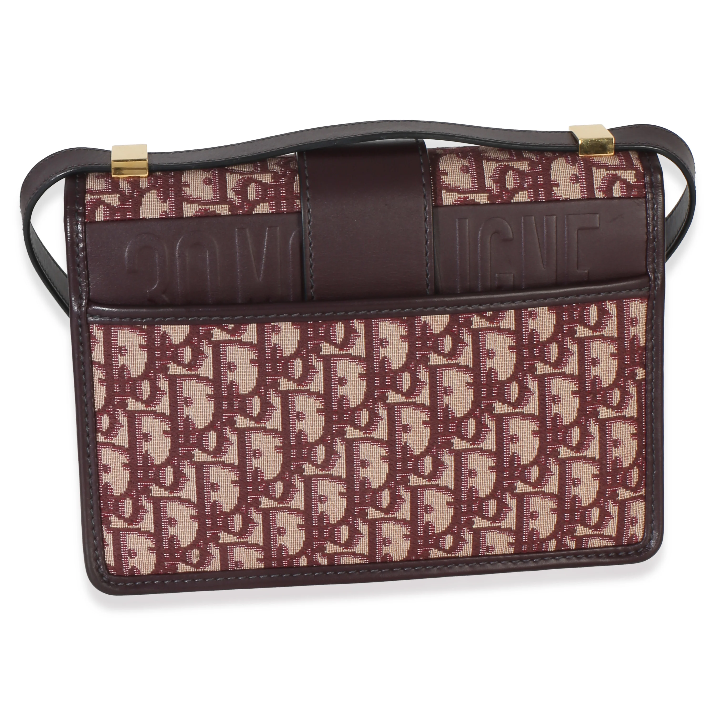 Burgundy Oblique 30 Montaigne Flap - Image 4