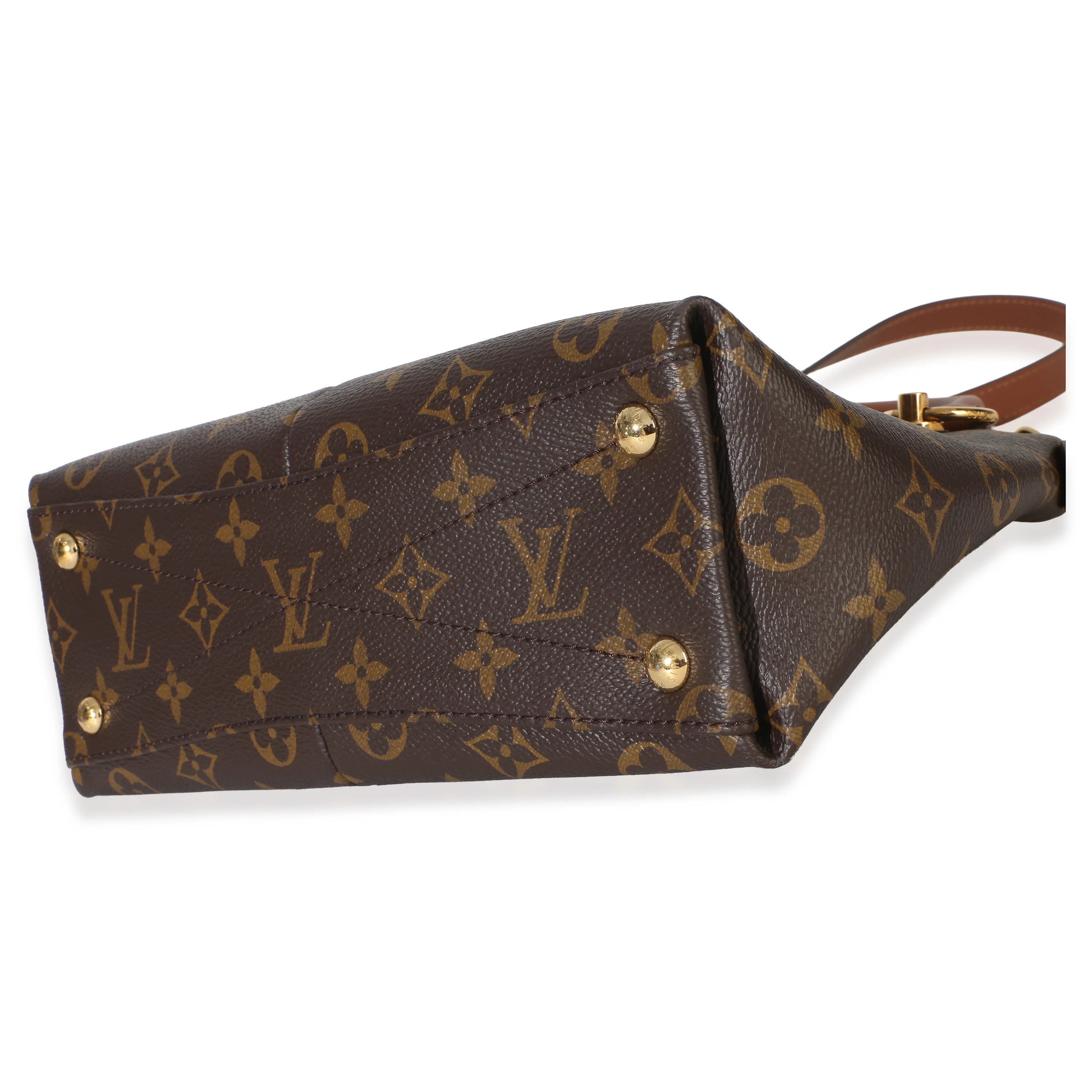 Black Monogram Canvas V Tote BB - Image 7