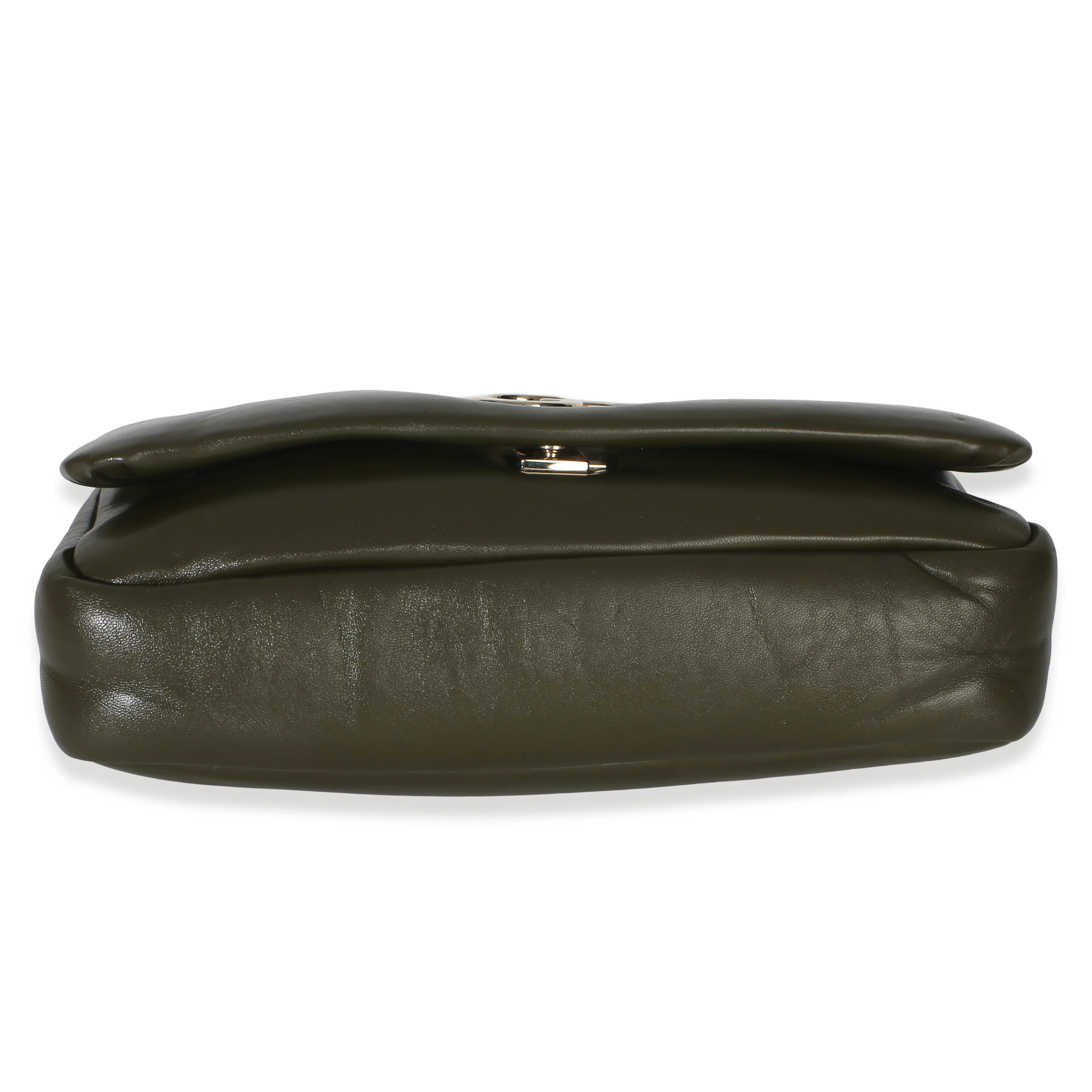 Green Lambskin GG Milano Small Top Handle Shoulder Bag - Image 6