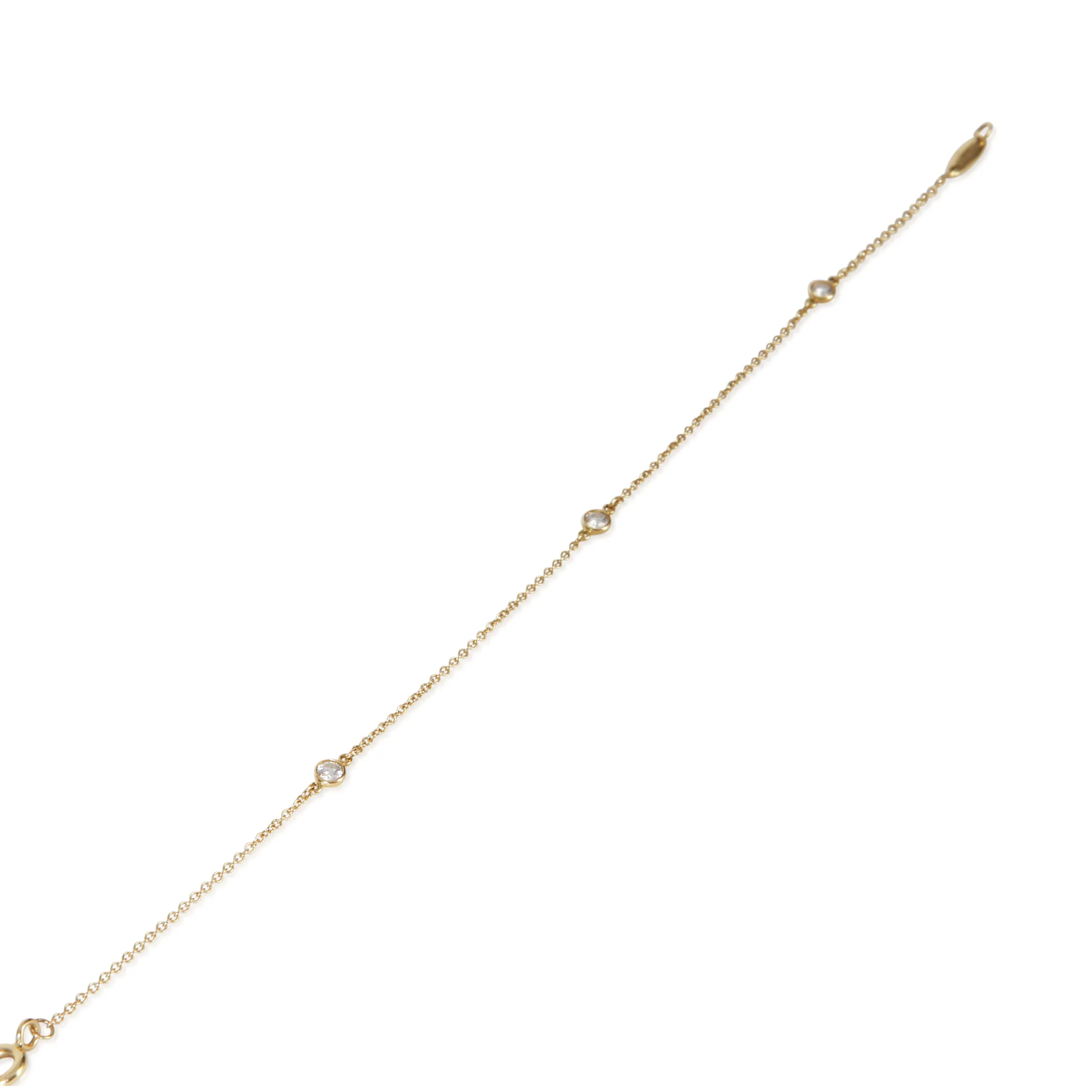 Yellow Gold Diamond Elsa Peretti Diamond By The Yard Bracelet - Image 4