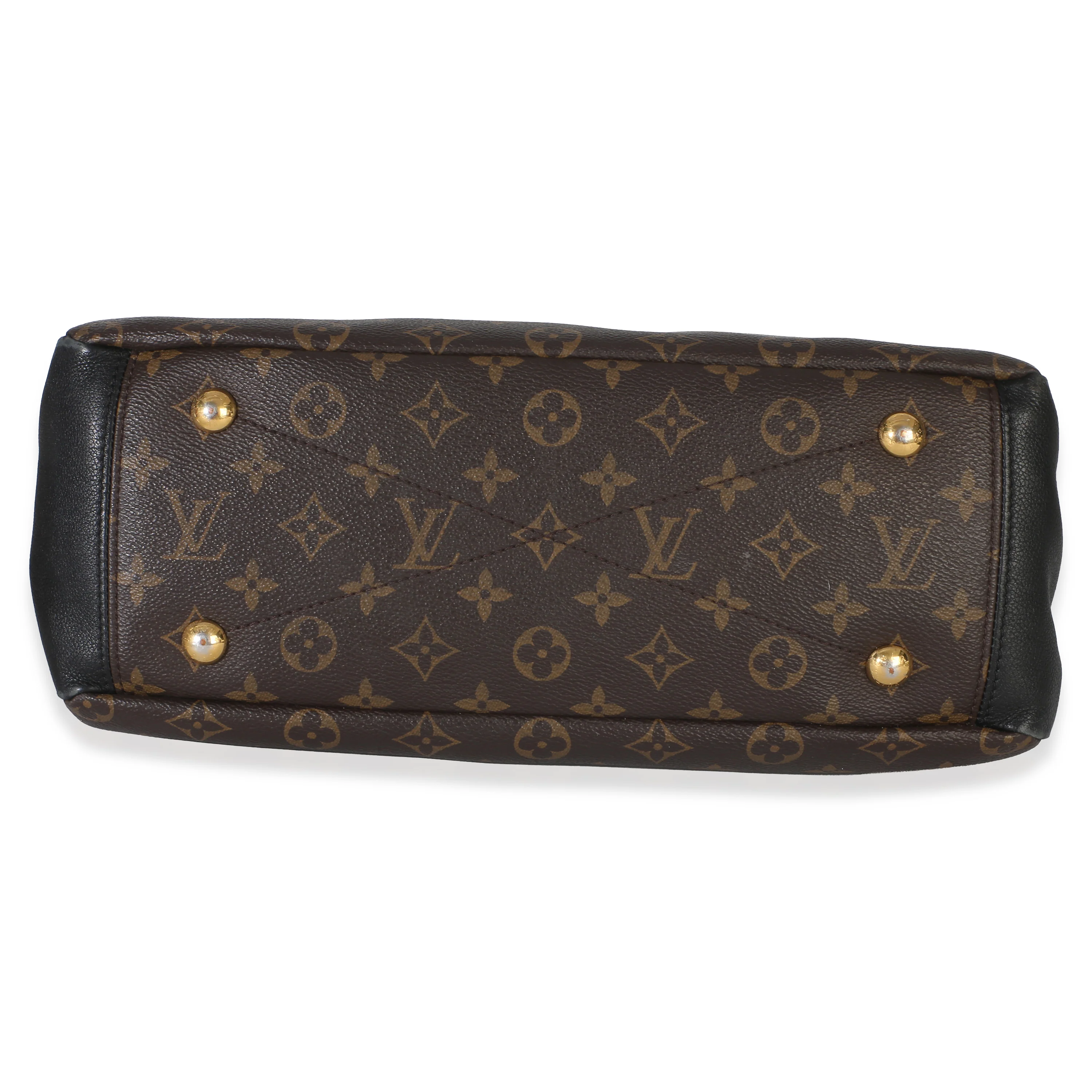 Black Monogram Canvas Pallas Tote MM - Image 5