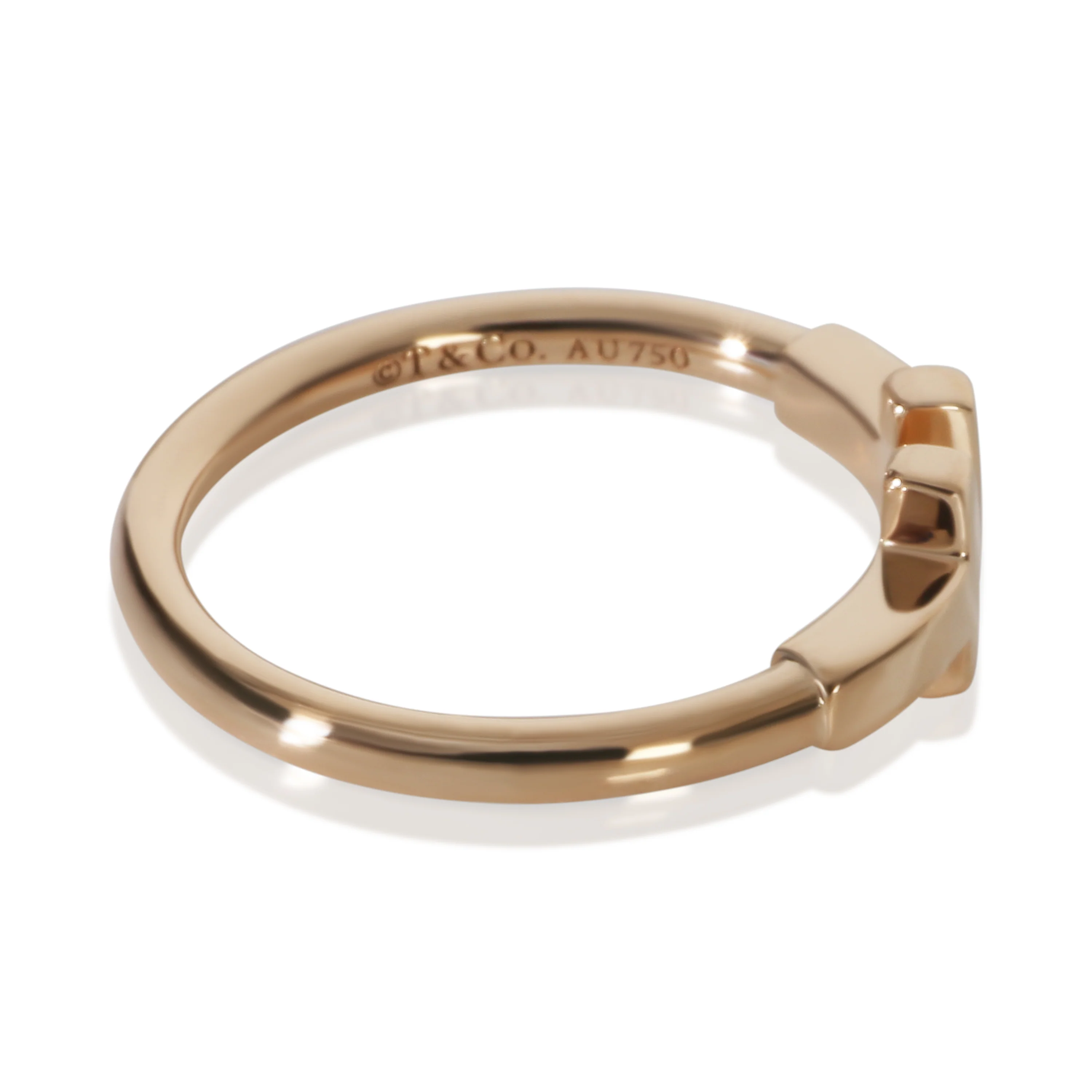 Rose Gold  Tiffany T Wire Ring - Image 4