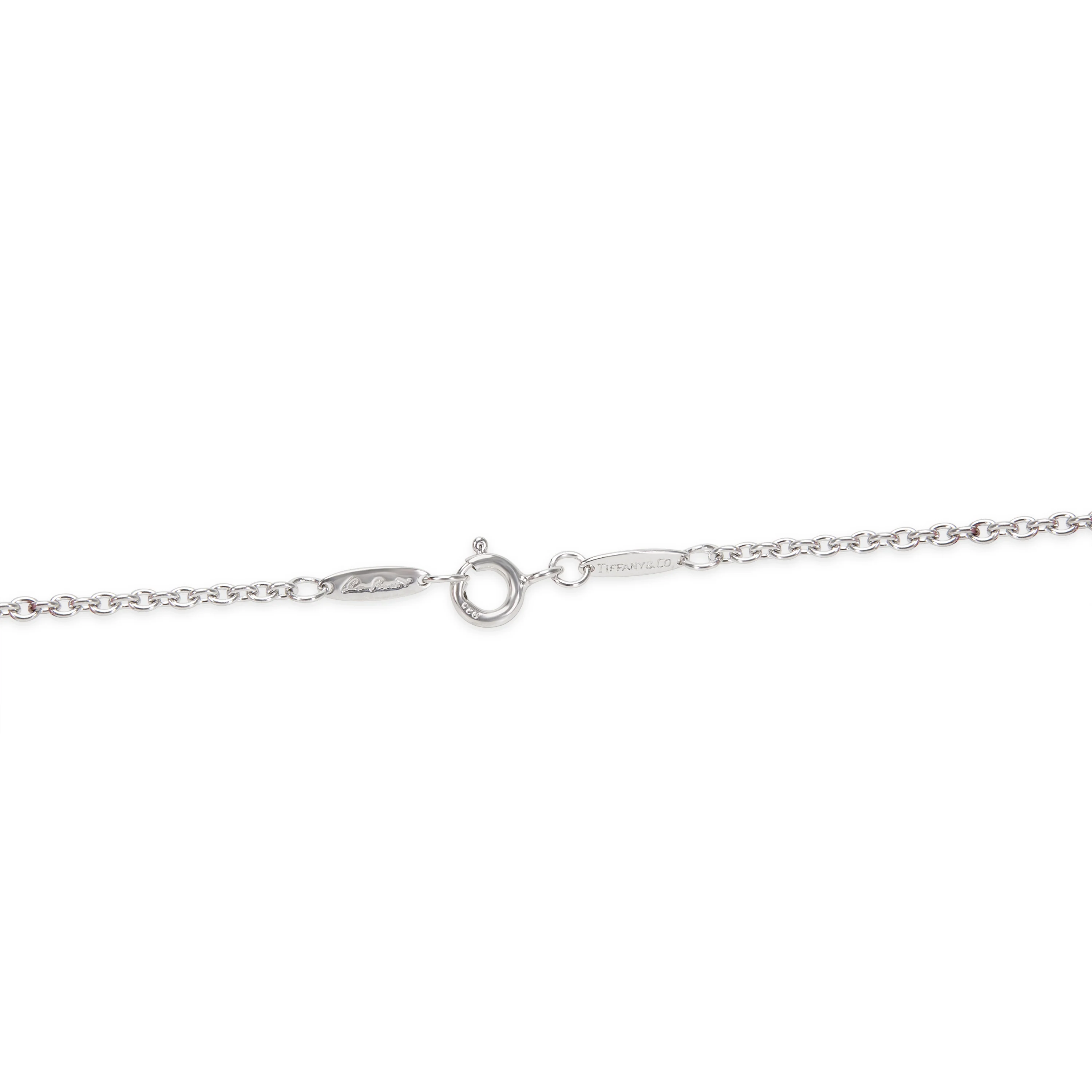 Sterling Silver Pearl Elsa Peretti Open Heart Pendant - Image 2