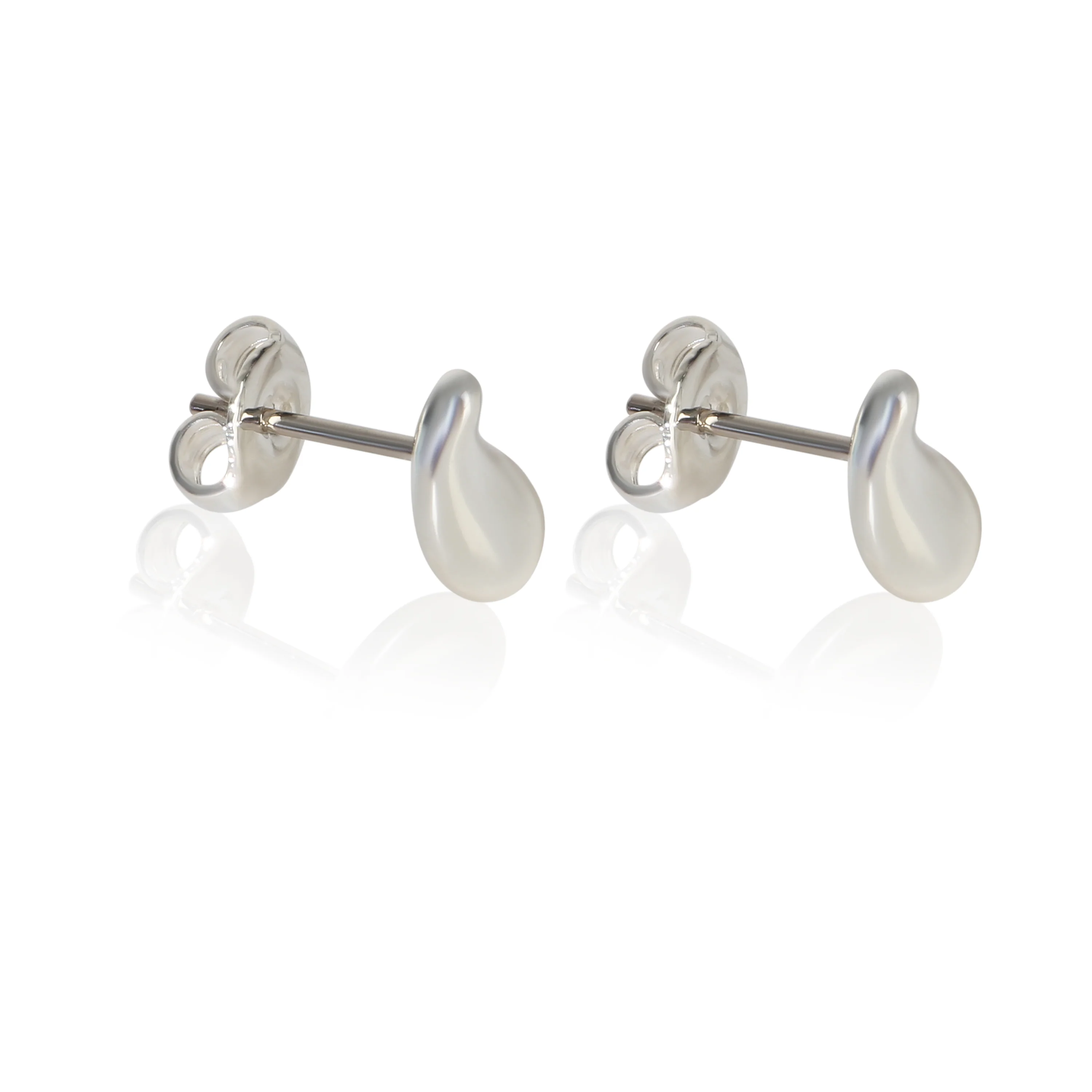 Sterling Silver  Elsa Peretti Teardrop Earrings - Image 2
