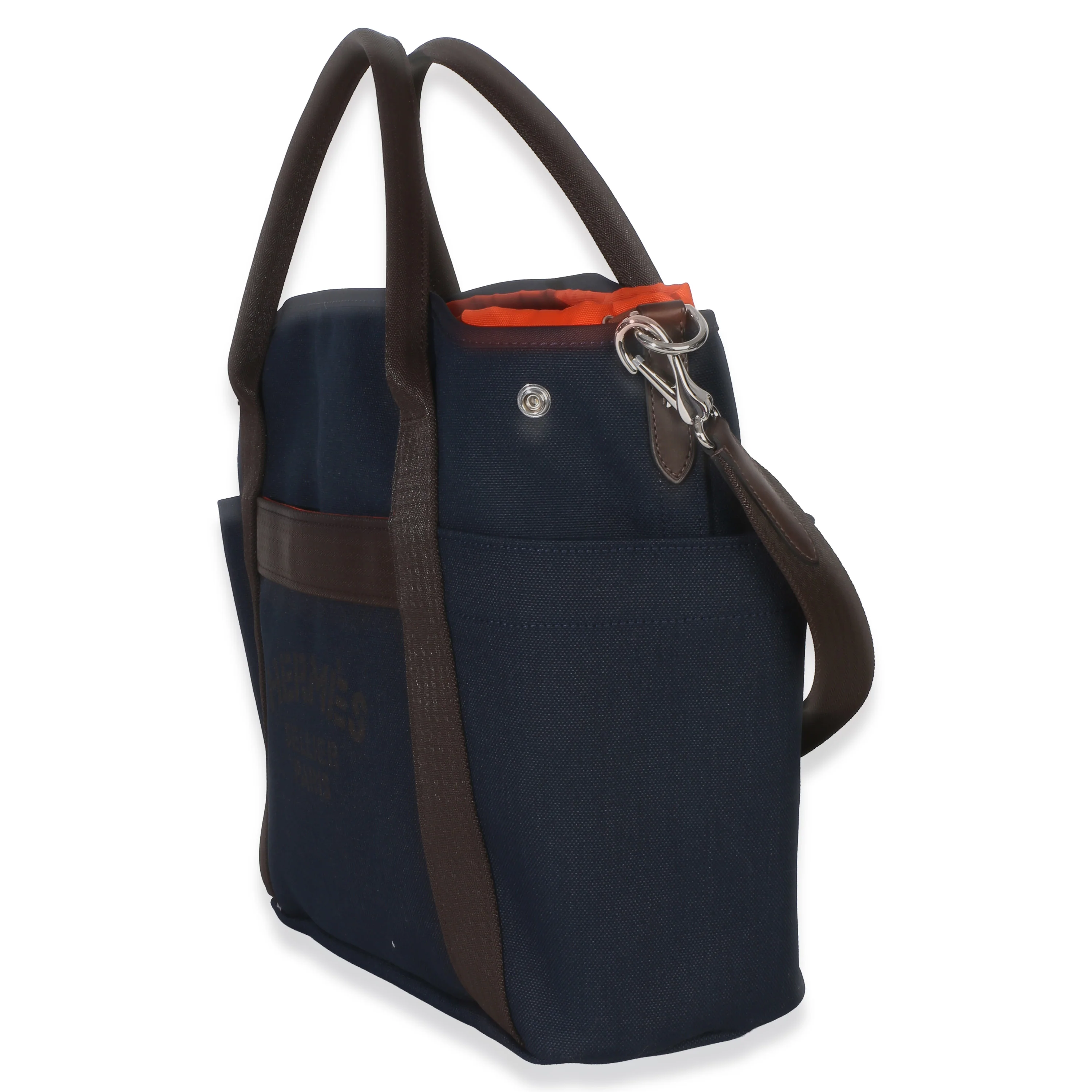 Bleu Navy Feu Canvas The Grooming Bag - Image 2
