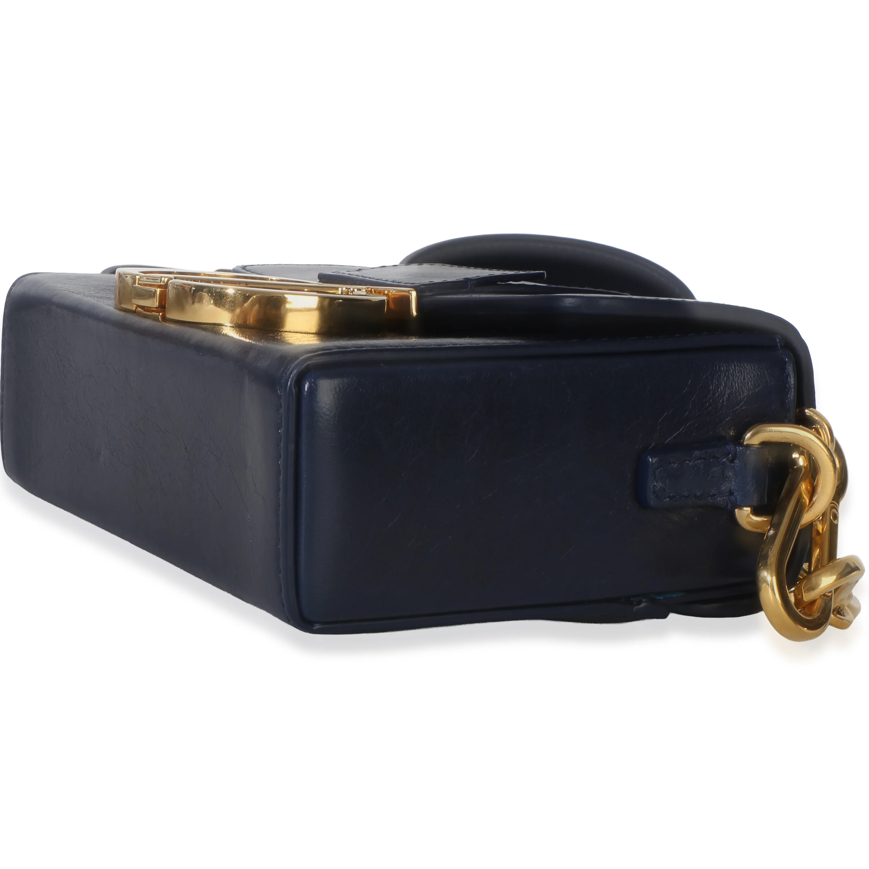 Navy Calfskin 30 Montaigne Box Bag - Image 7