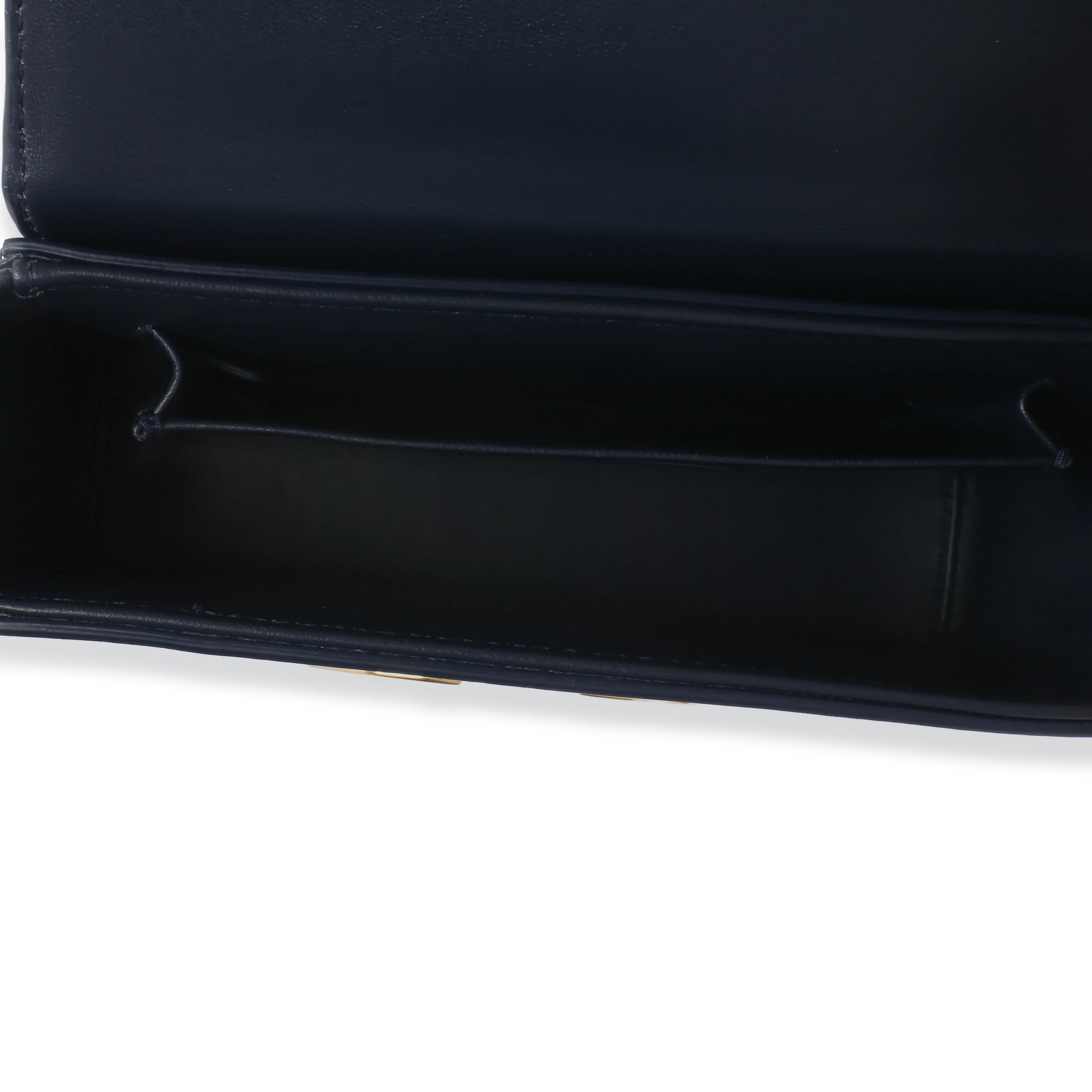 Navy Calfskin 30 Montaigne Box Bag - Image 8