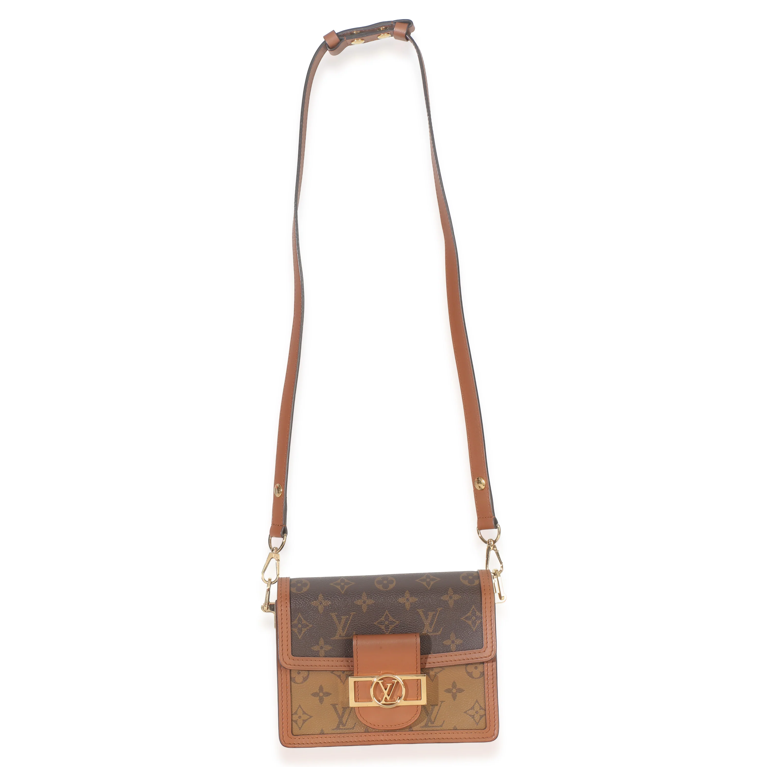 Reverse Monogram Canvas Mini Dauphine - Image 8