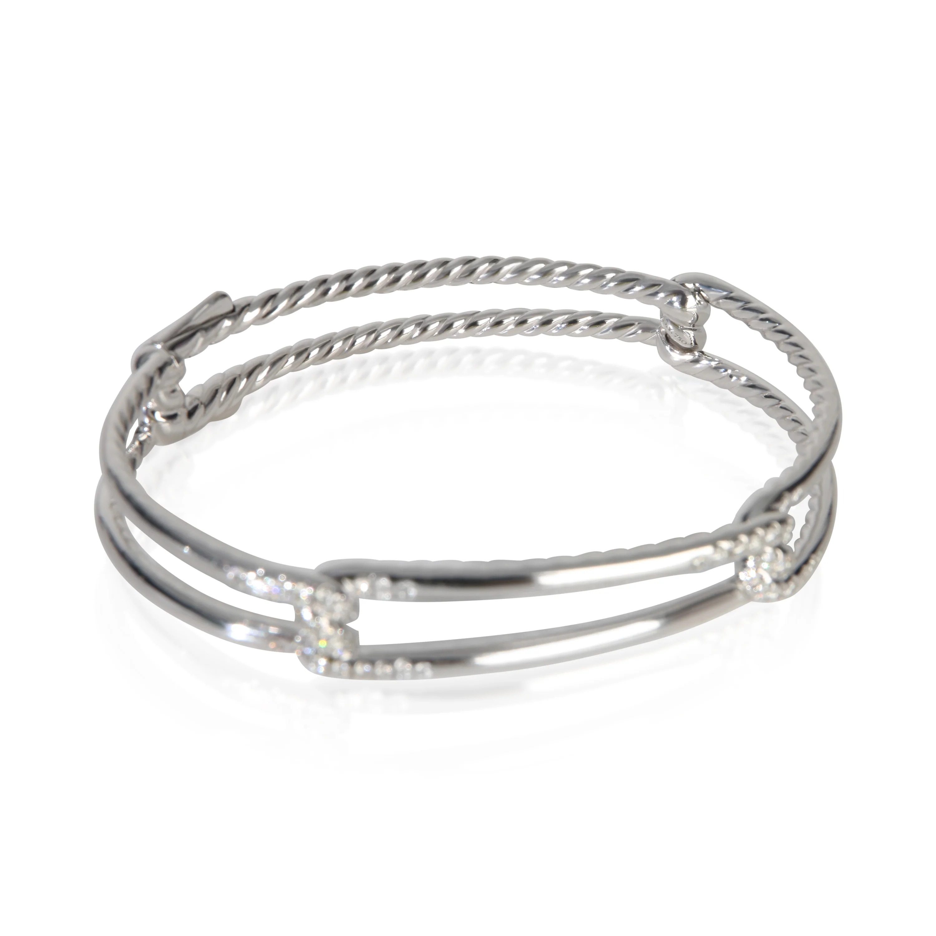 White Gold Diamond Continuance Bracelet - Image 5
