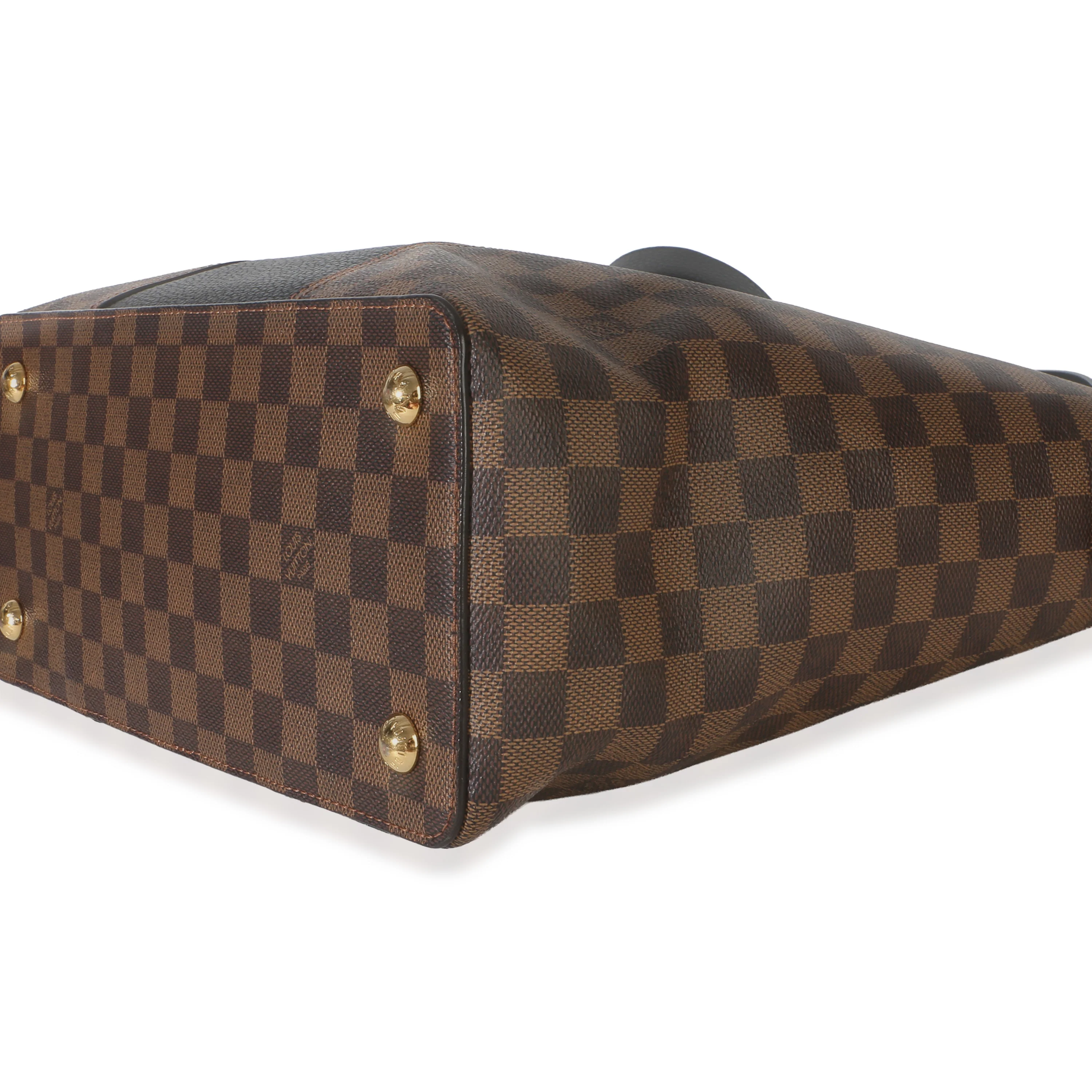 Canvas Damier Ebene Taurillon Jersey Tote - Image 7