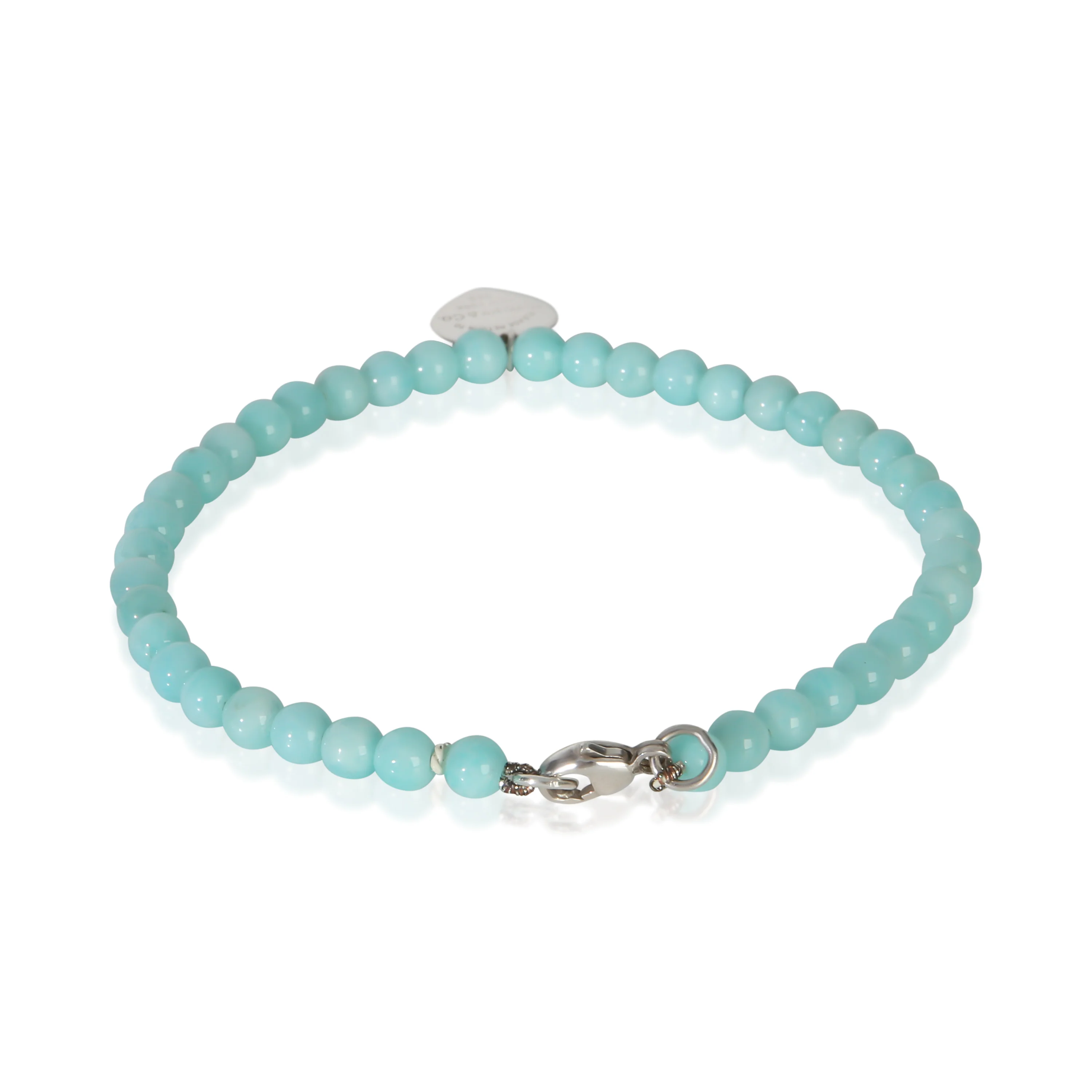 Sterling Silver Amazonite Return To Tiffany Bracelet - Image 3