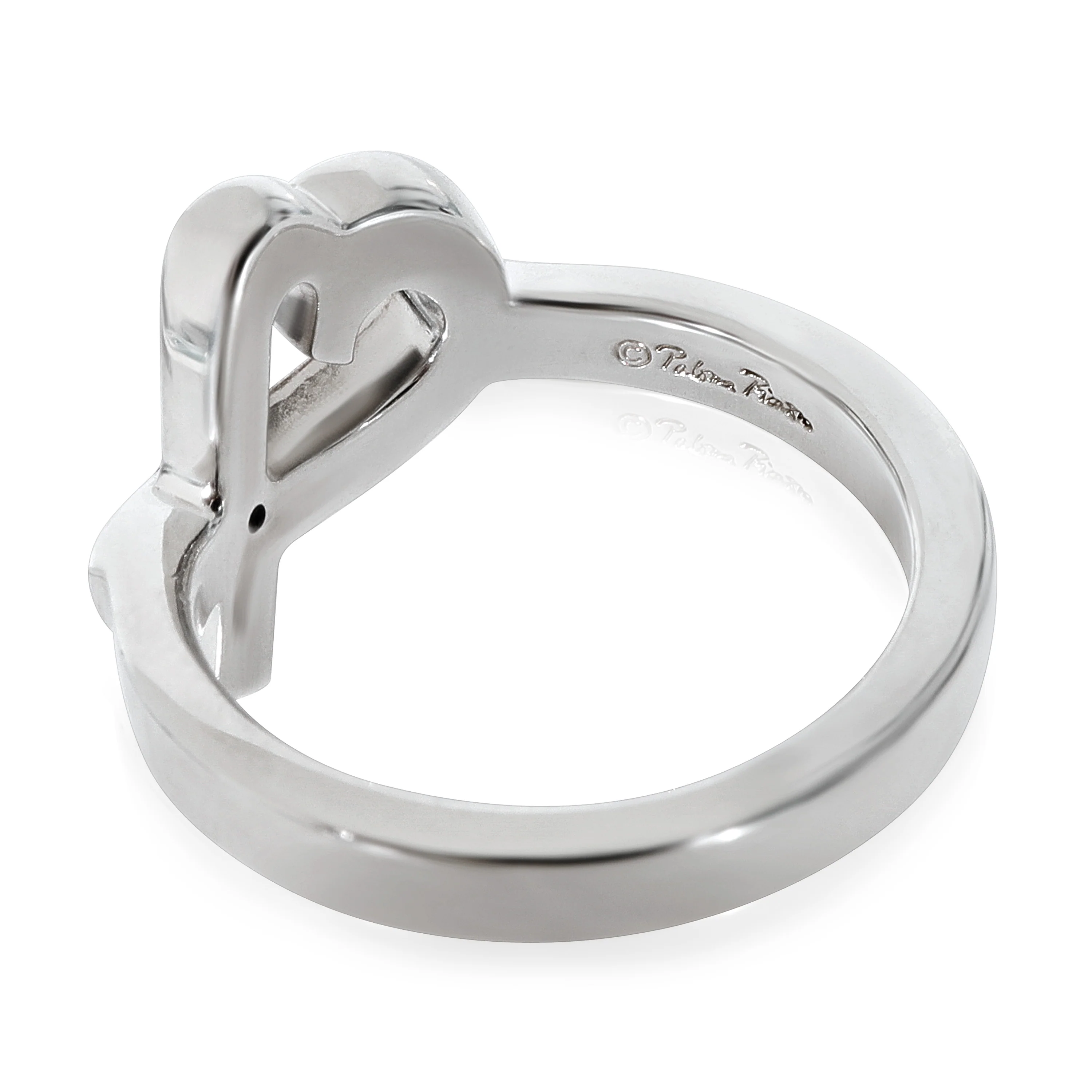 Sterling Silver Diamond Paloma Picasso Loving Heart Ring - Image 3