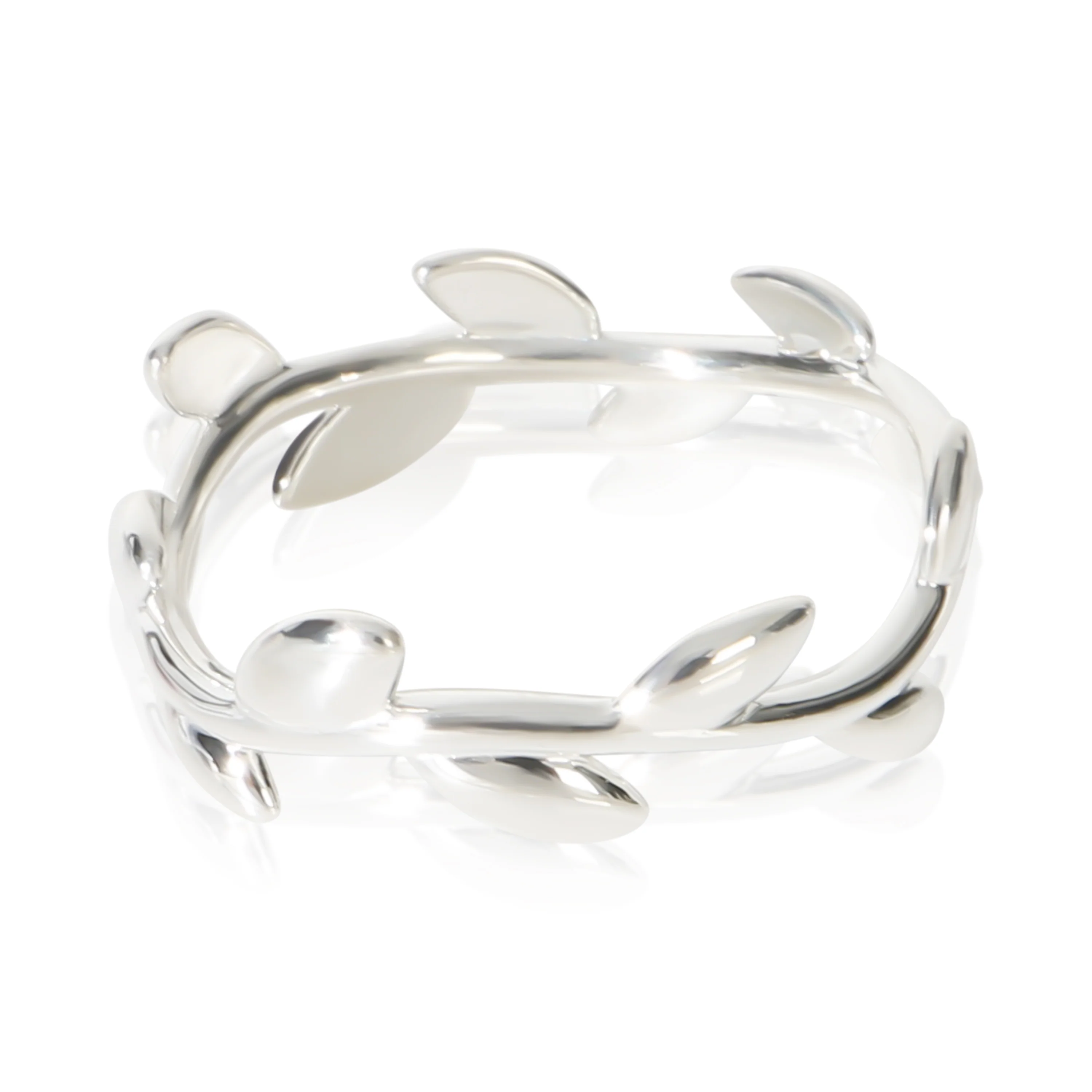 Sterling Silver  Paloma Picasso Olive Leaf Ring - Image 3