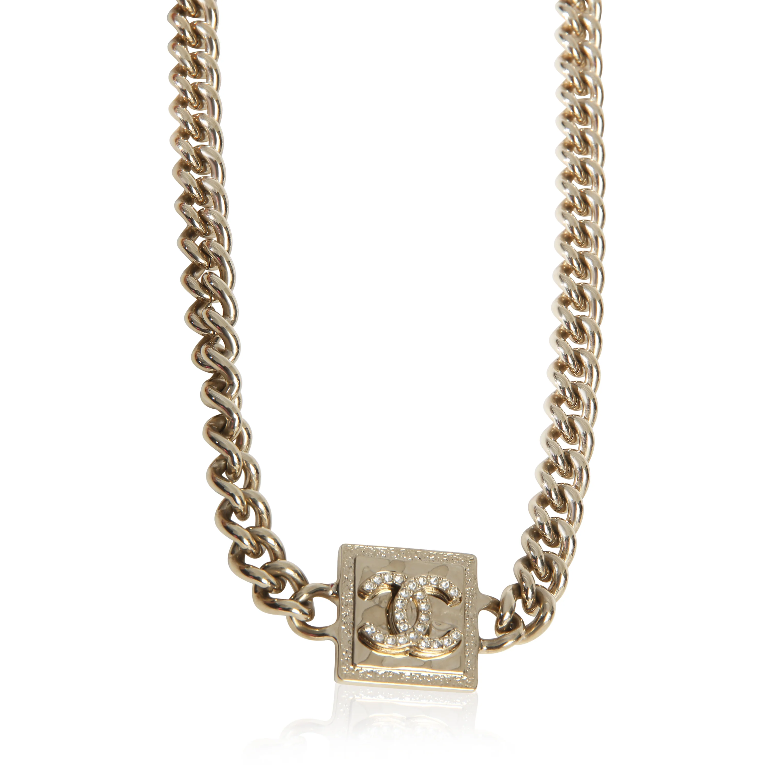 Gold-Plated 2023 CC Choker Necklace