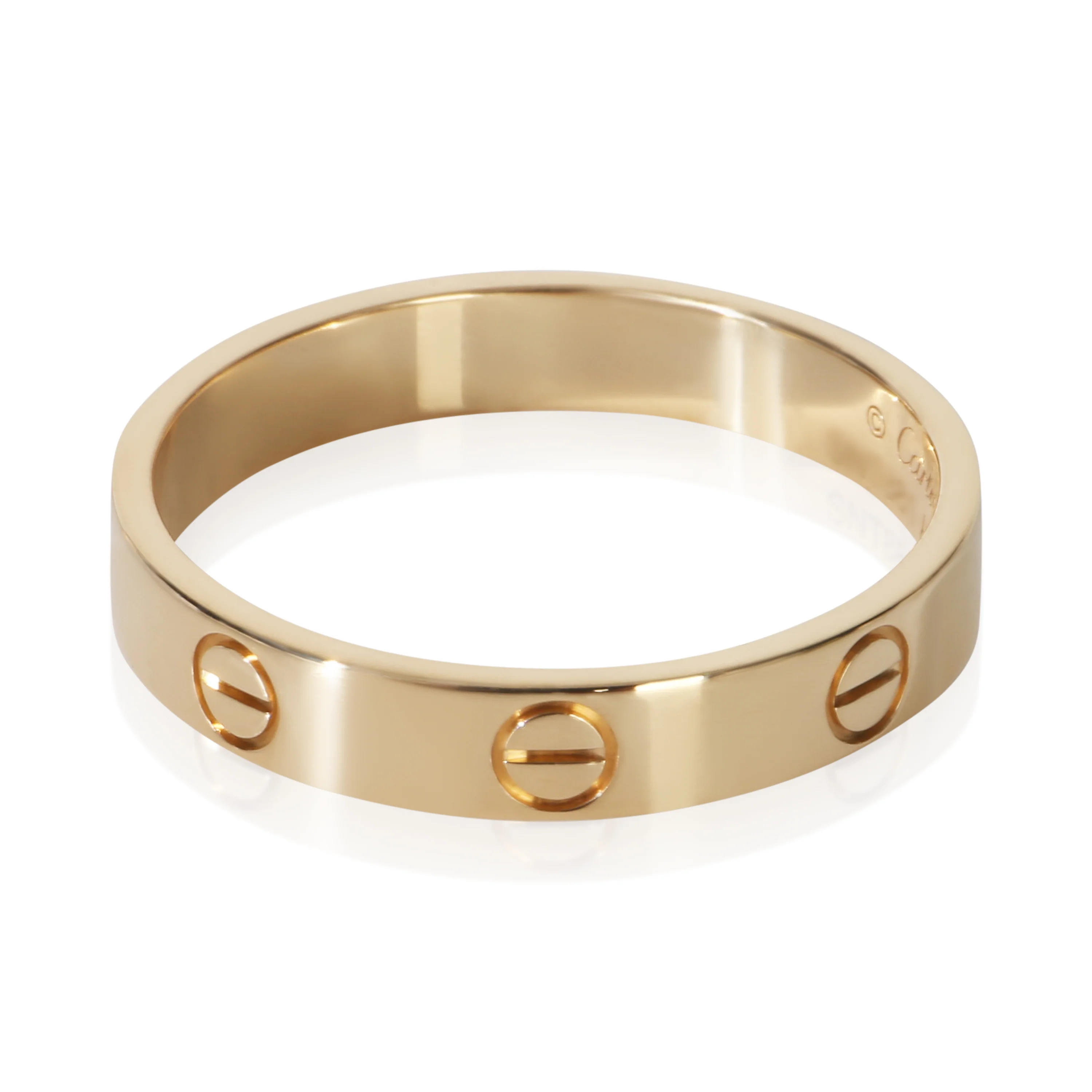 Yellow Gold  Small Model Love Ring - Image 2