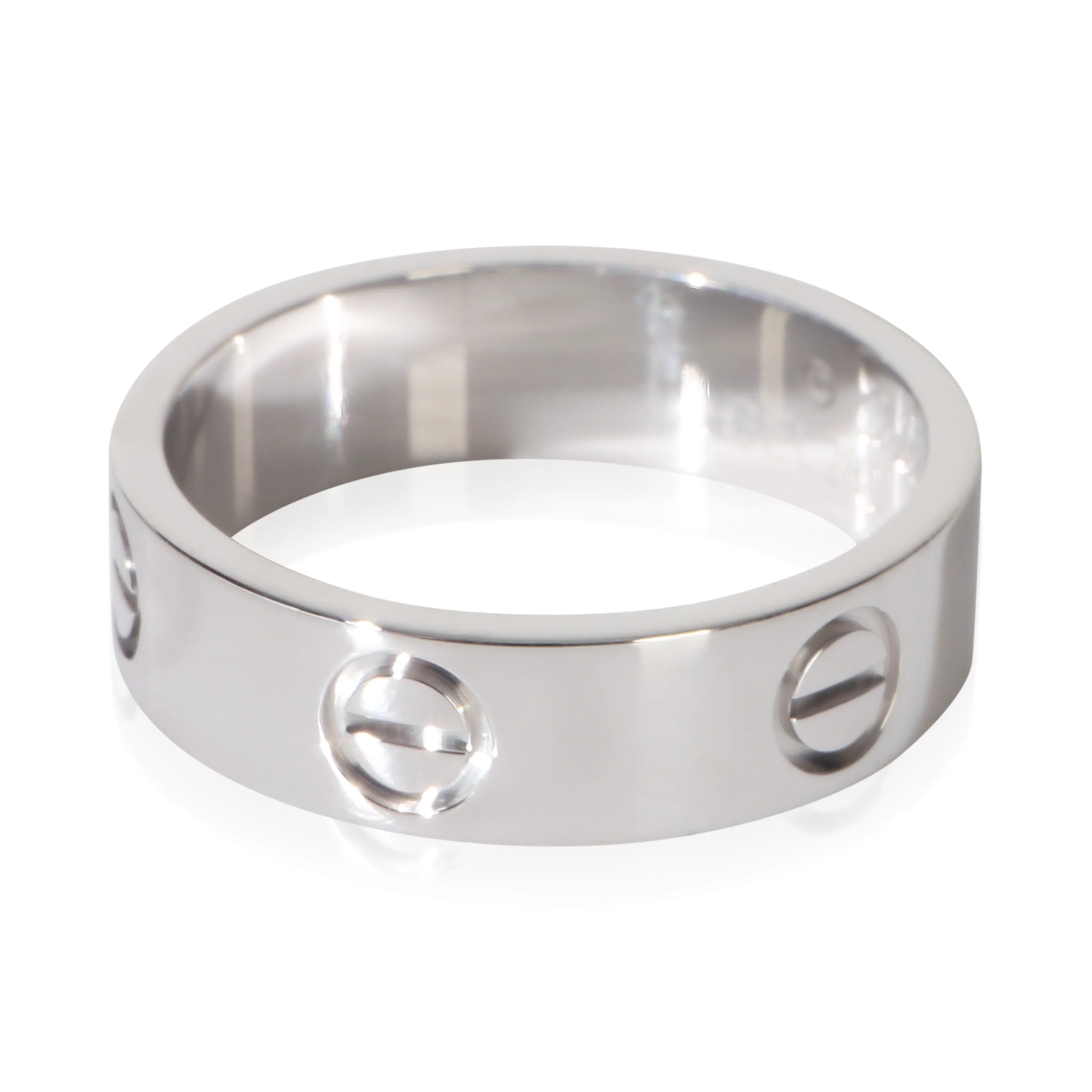 White Gold  Love Ring - Image 2