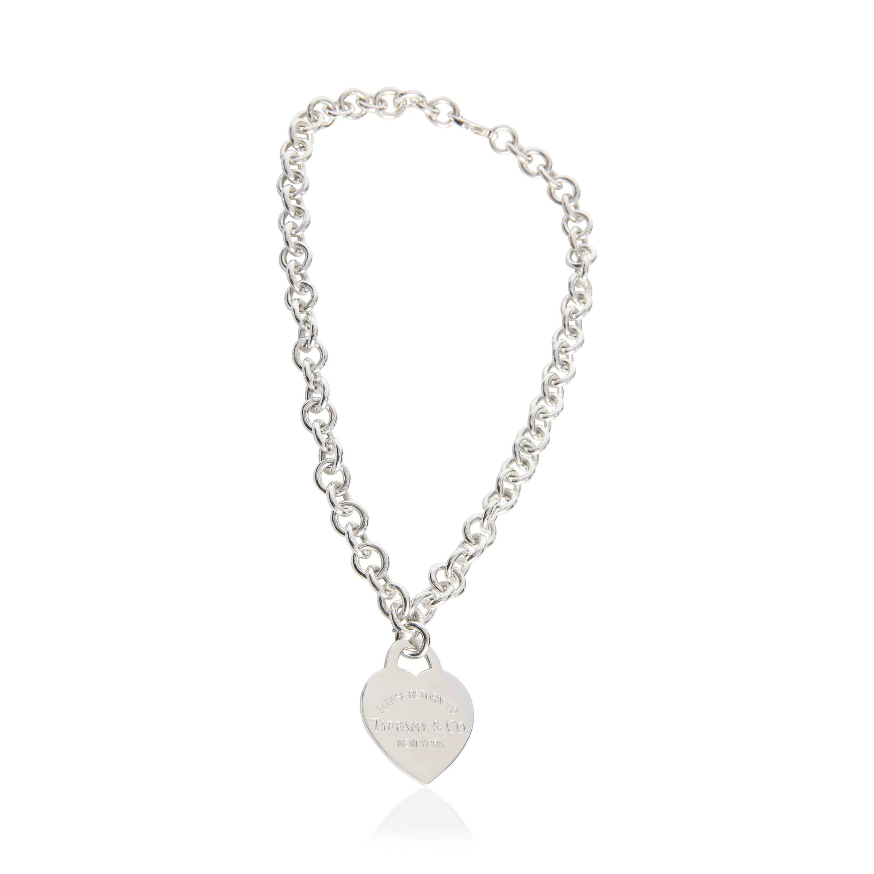Sterling Silver Return To Tiffany XL Heart Necklace