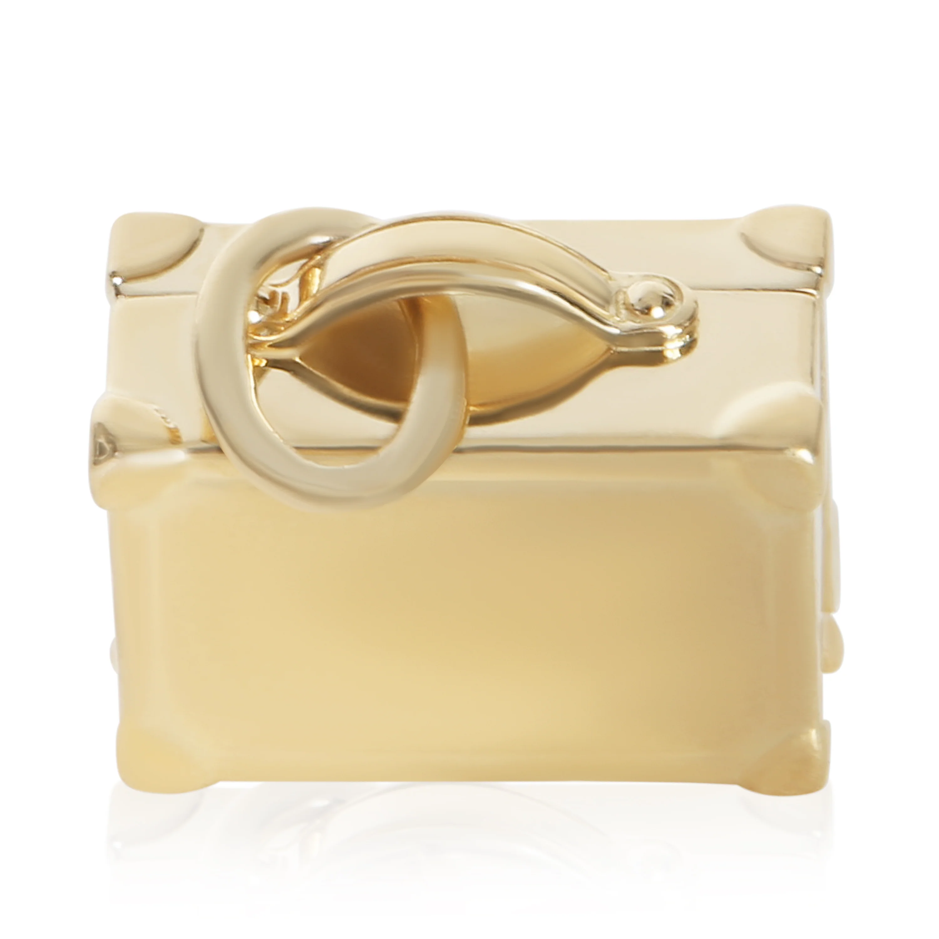 Yellow Gold Sapphire and Diamond Suitcase Charm - Image 4