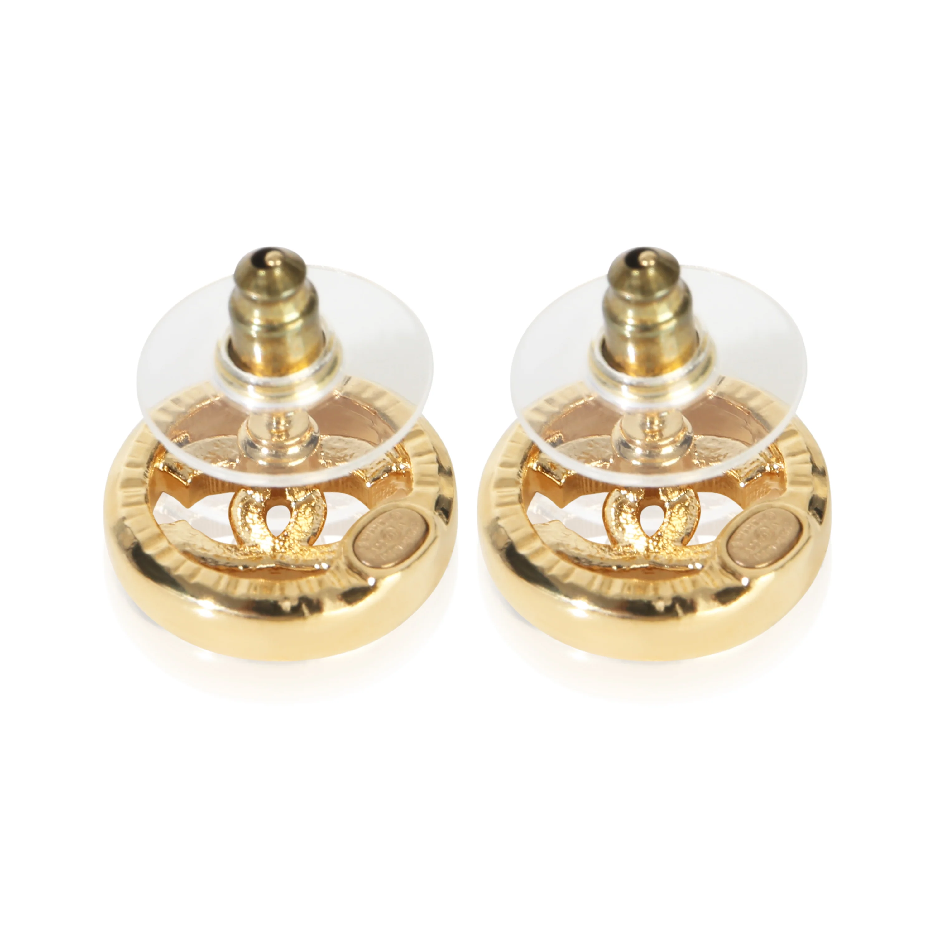 Gold-Plated 2022 Strass CC Earrings - Image 3