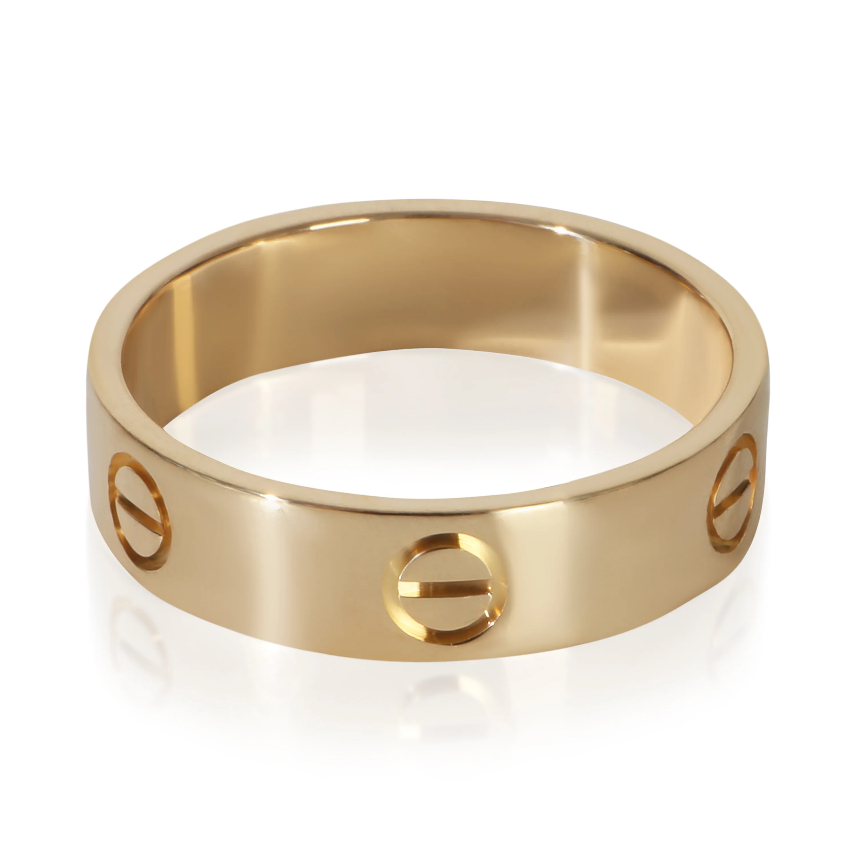 Yellow Gold Love Ring - Image 3
