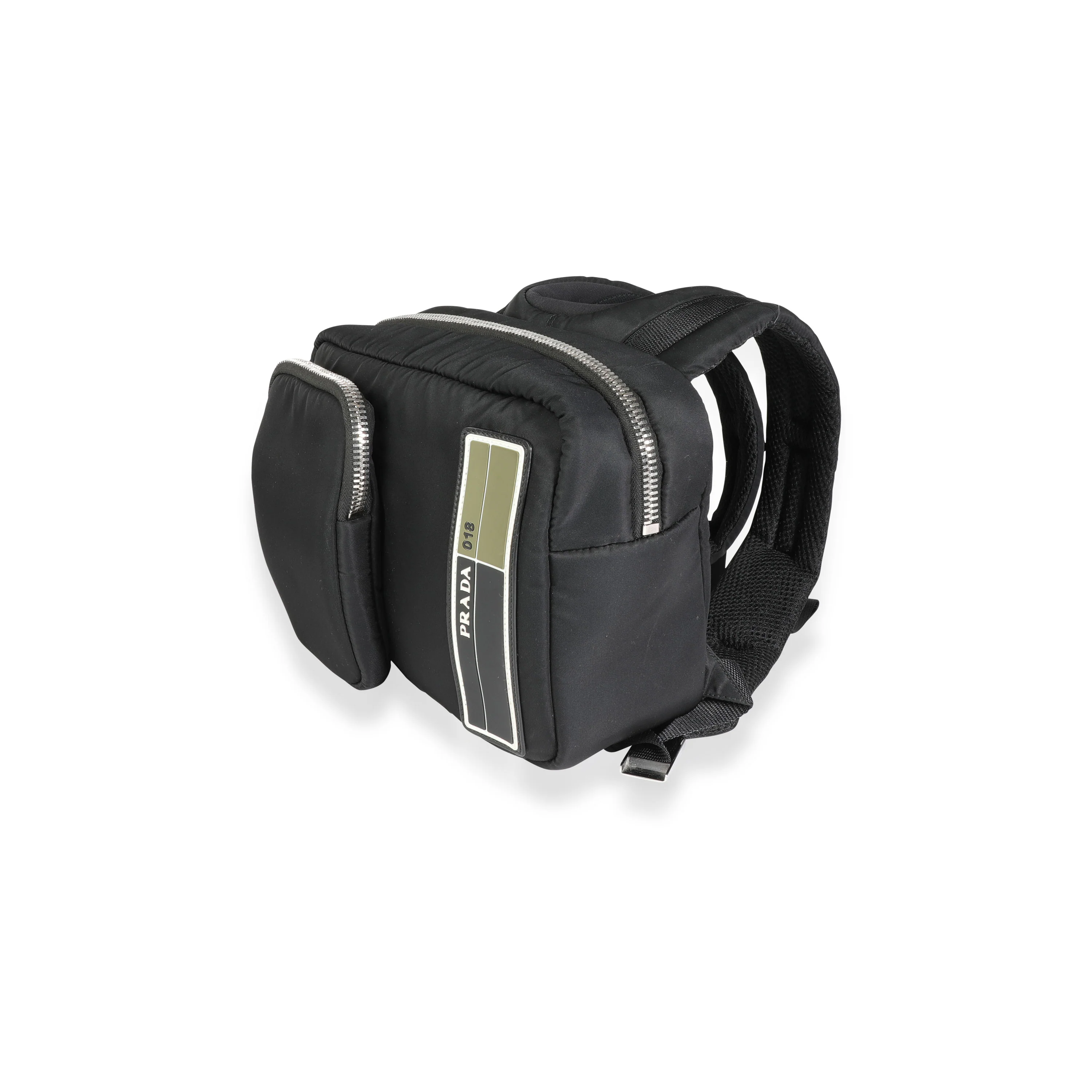 Black Tessuto Pocket Nylon Technical Backpack - Image 2