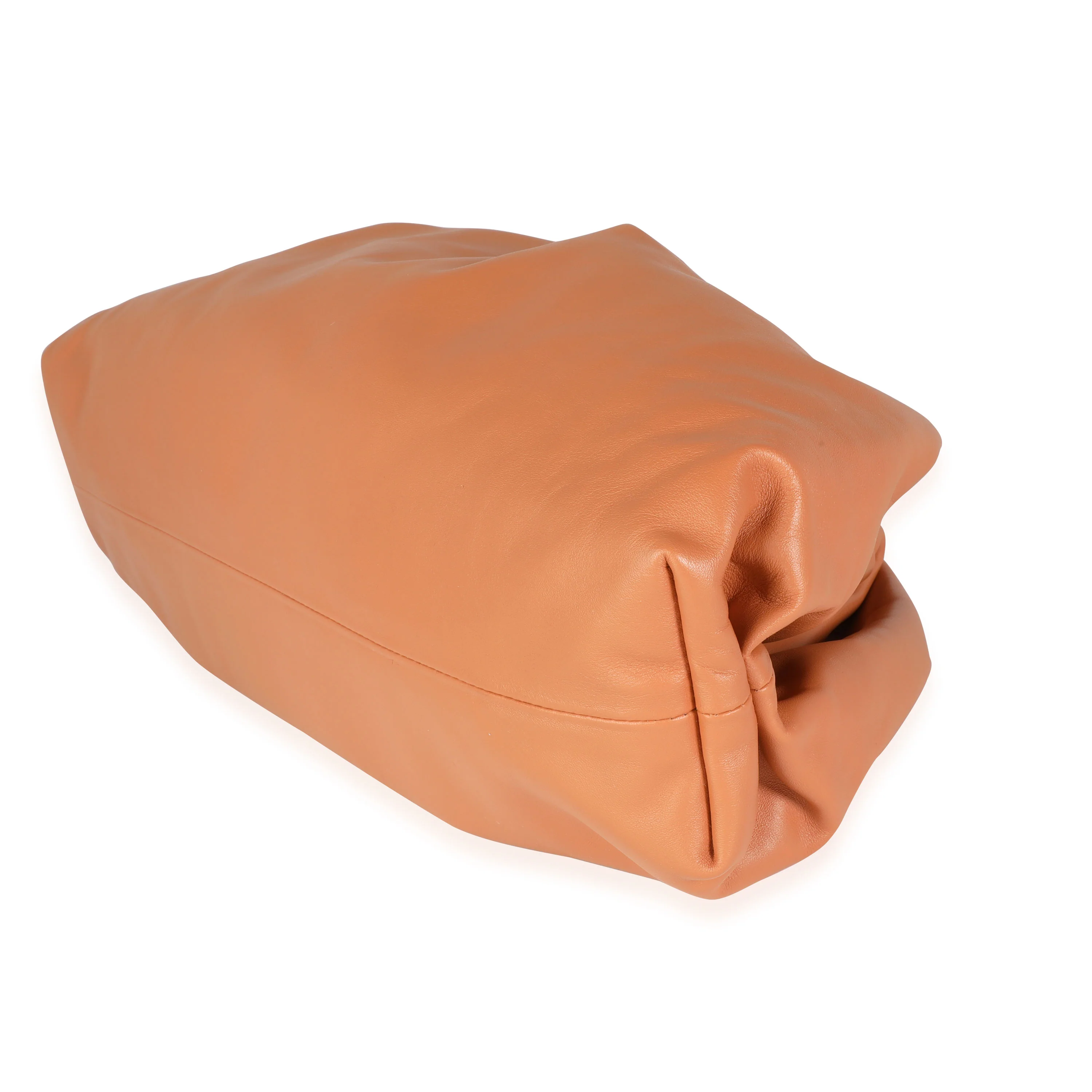Tan Calfskin Leather Pouch - Image 6