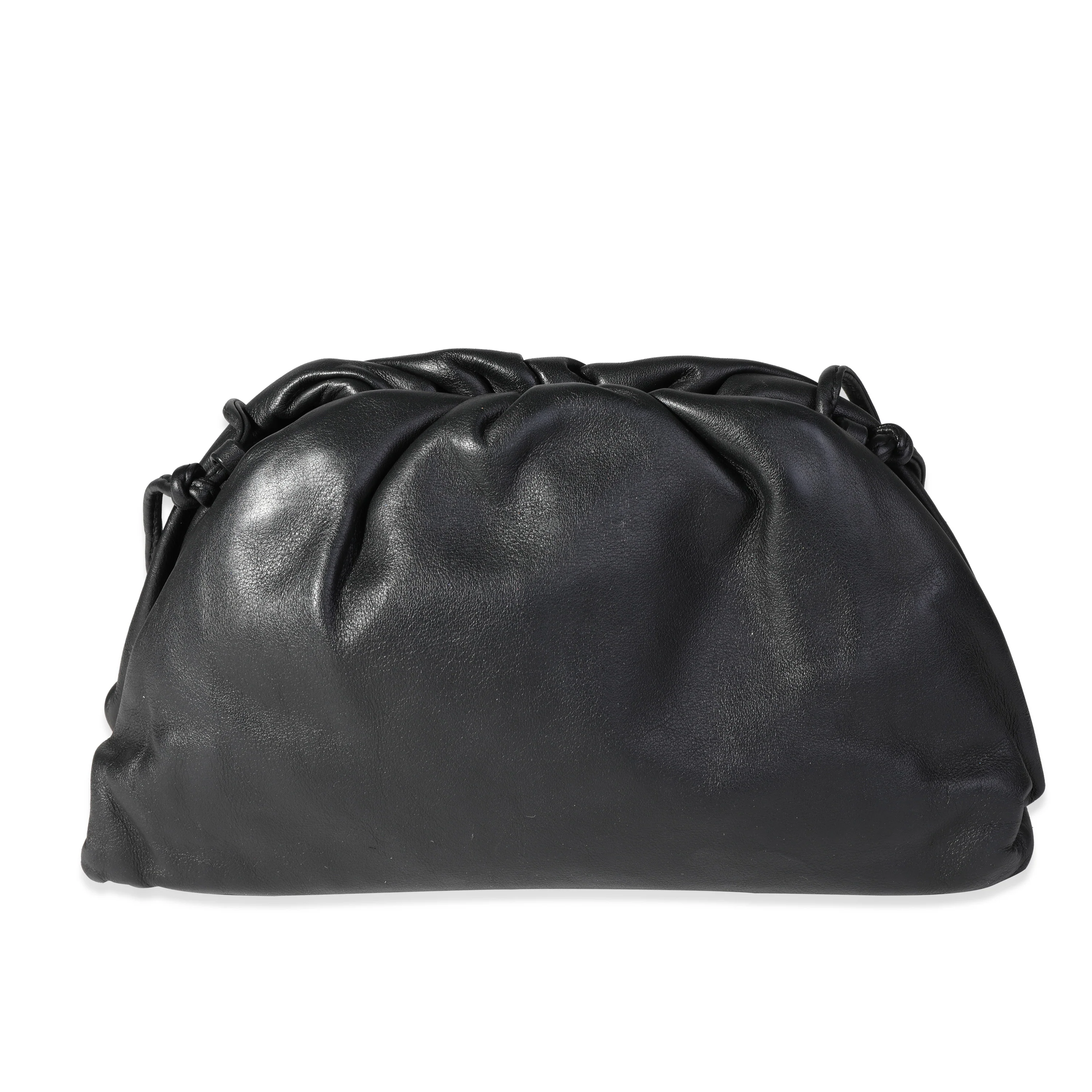 Black Calfskin Mini Pouch Bag - Image 3