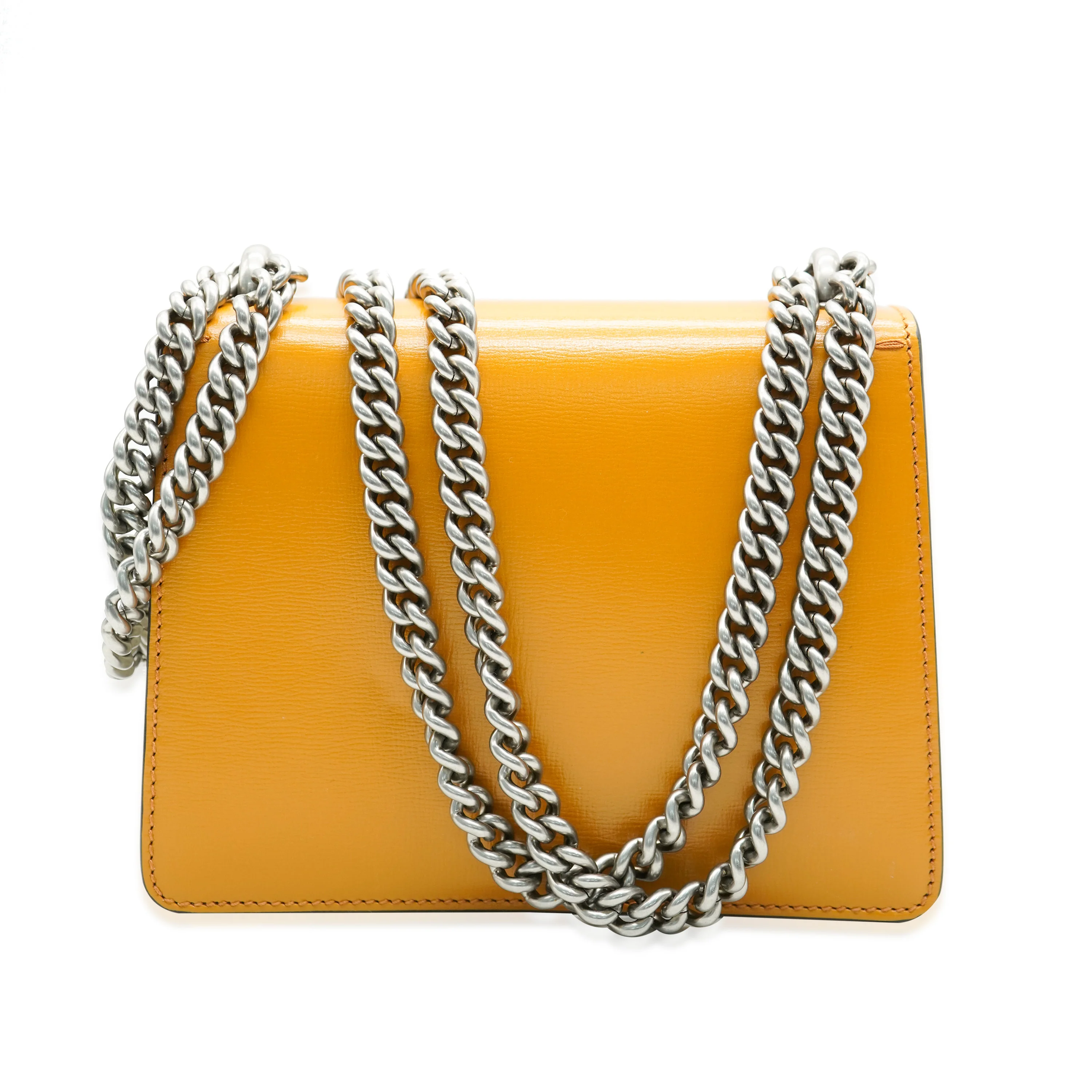 Yellow Beige Navy Tricolour Leather Mini Dionysus - Image 2