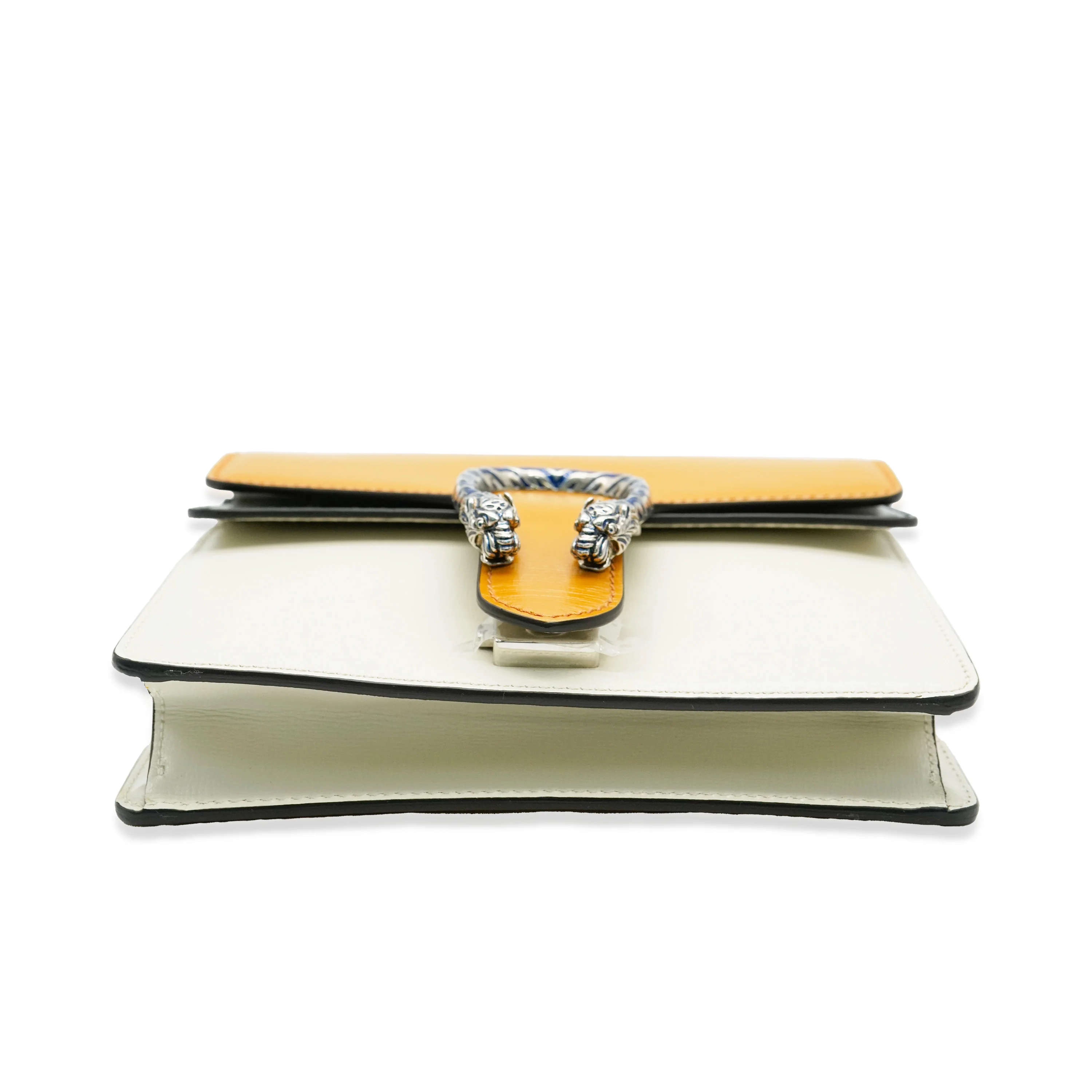 Yellow Beige Navy Tricolour Leather Mini Dionysus - Image 5