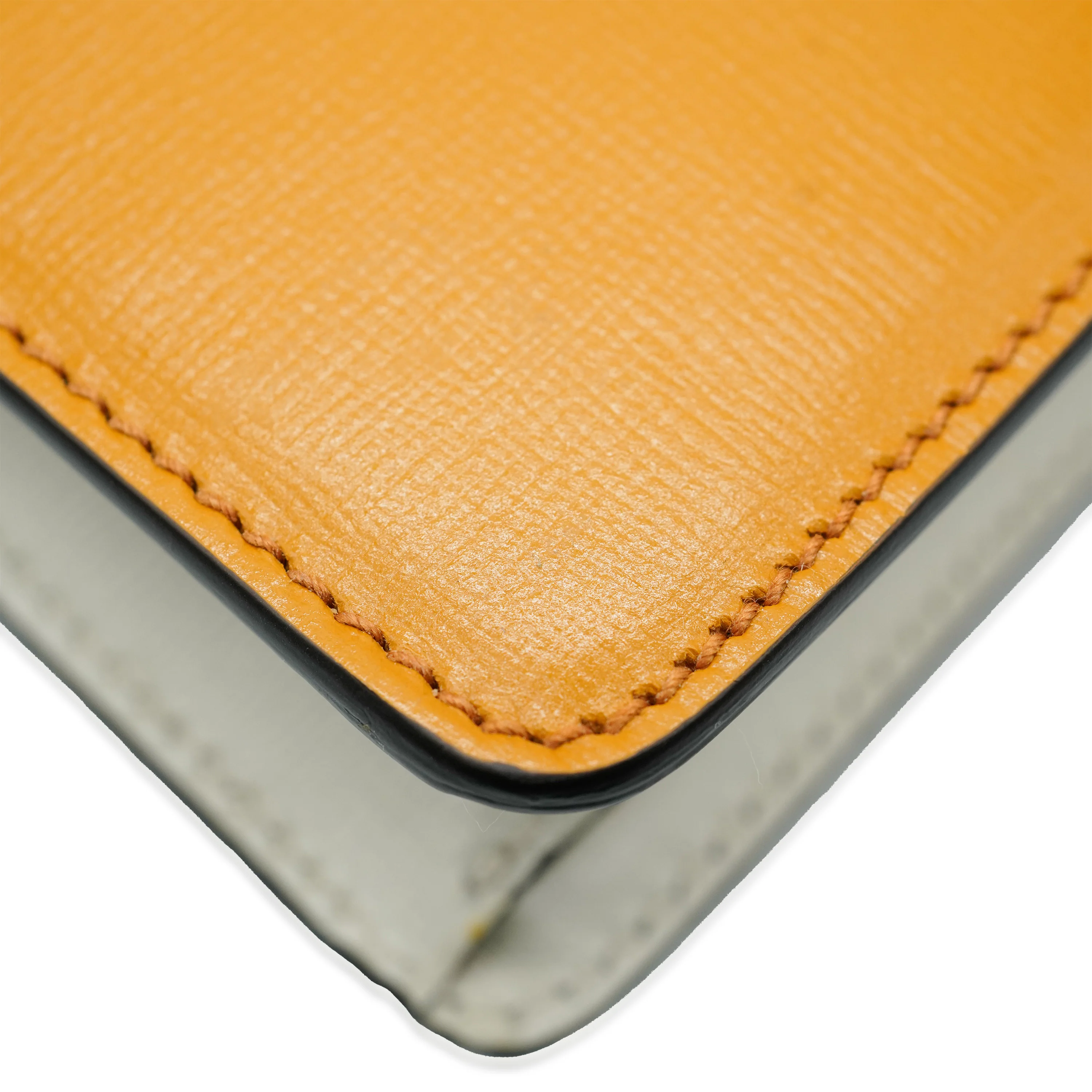 Yellow Beige Navy Tricolour Leather Mini Dionysus - Image 9