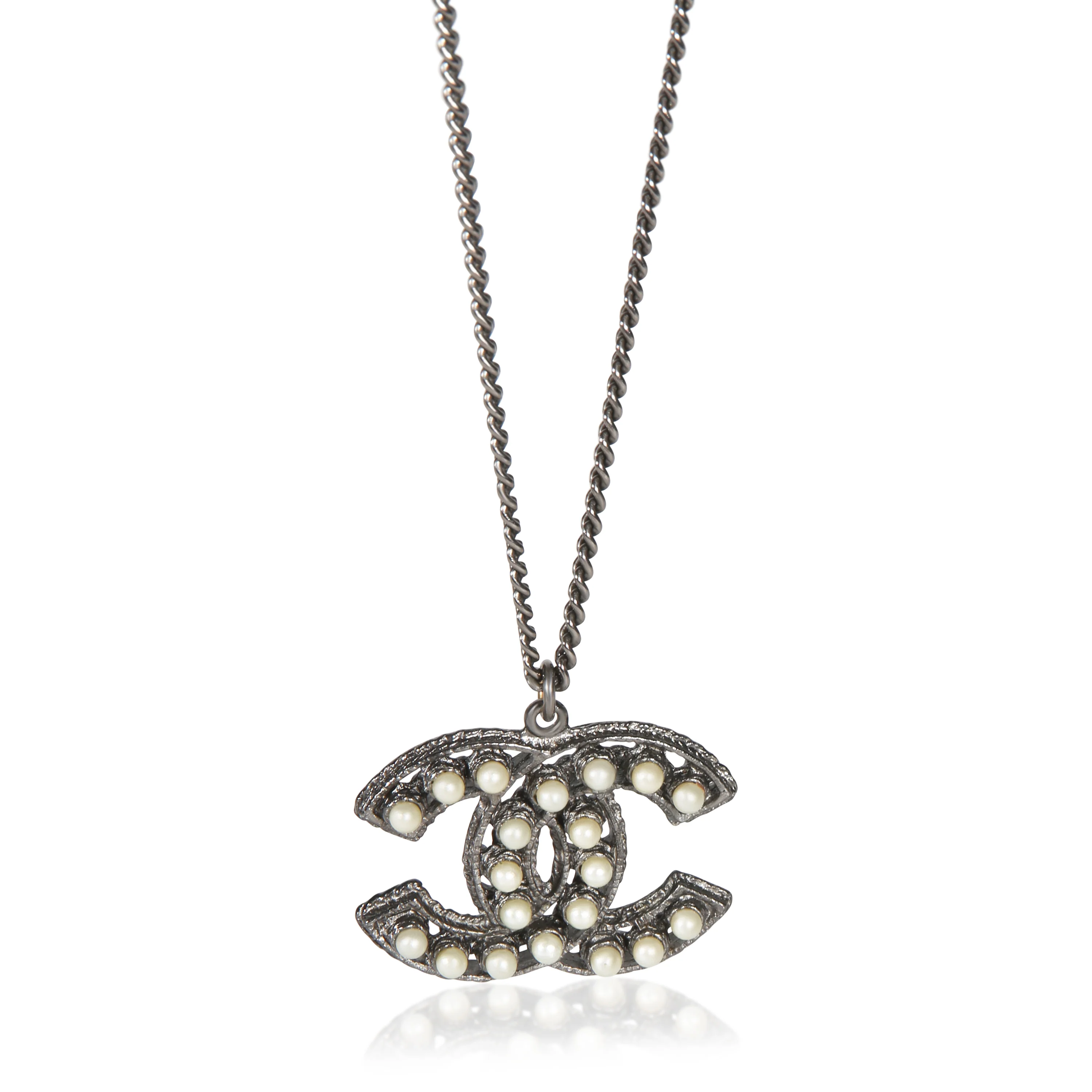 2014 Faux Pearl CC Pendant
