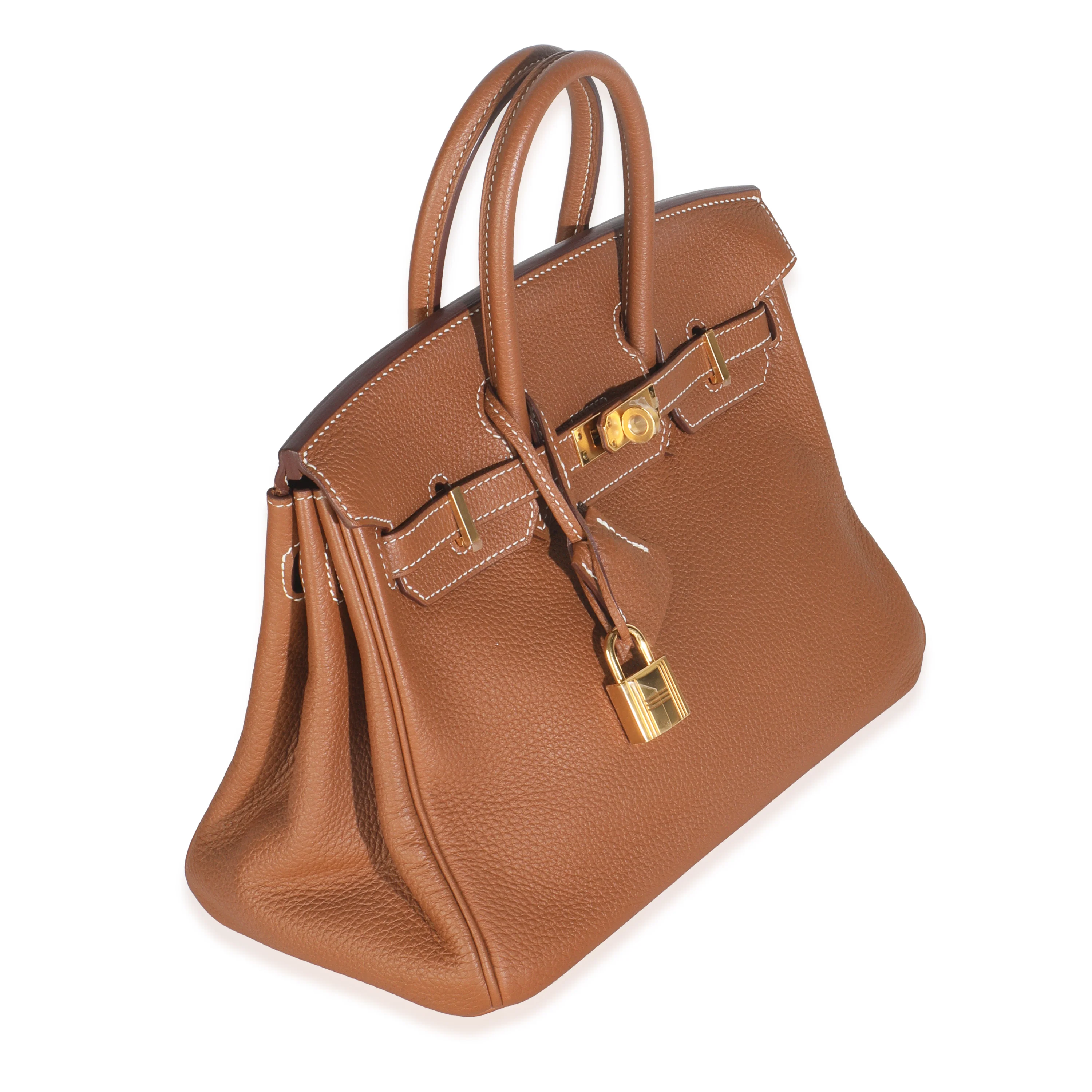 Gold Togo Birkin 25 GHW - Image 2