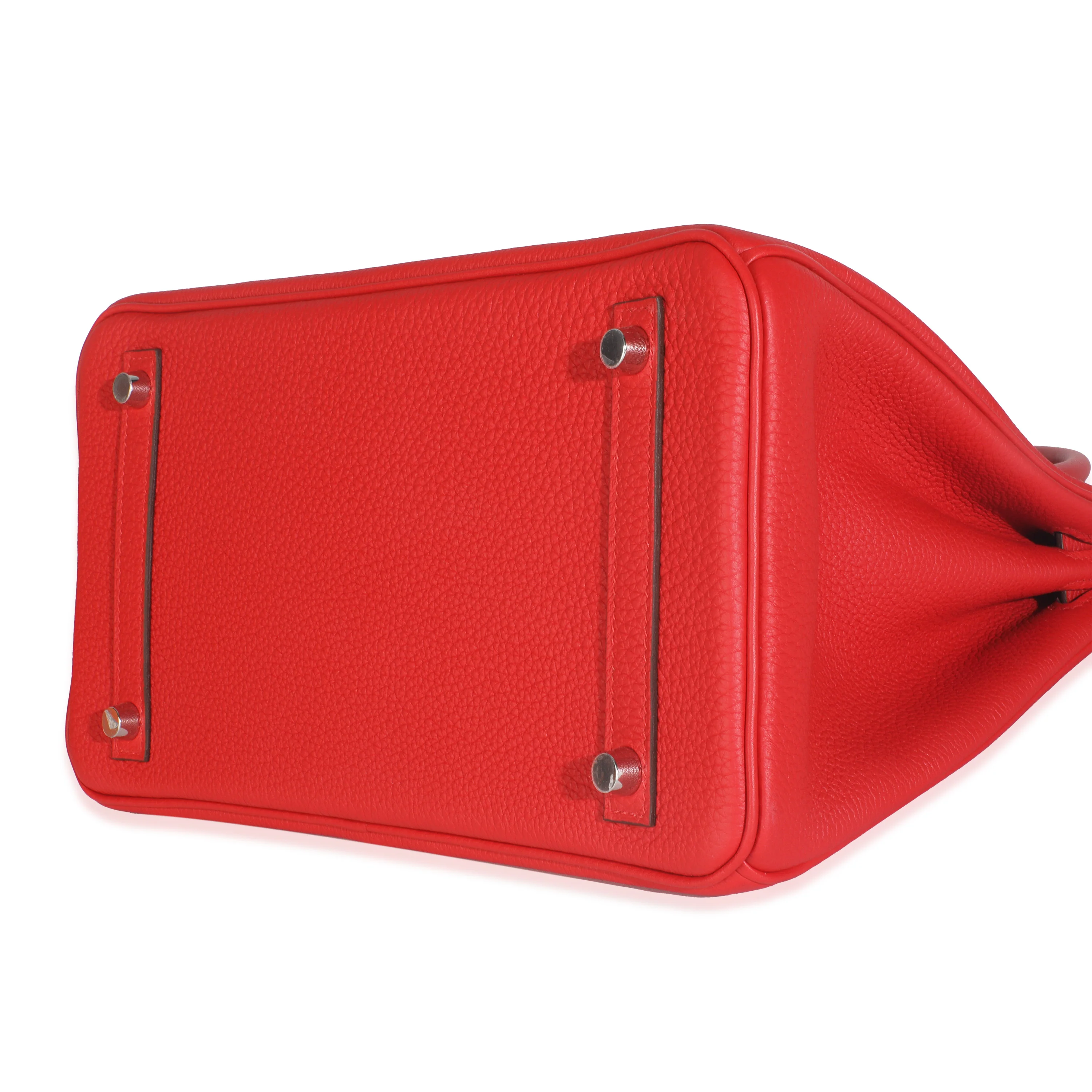 Rouge Radieux Togo Birkin 30 PHW - Image 7