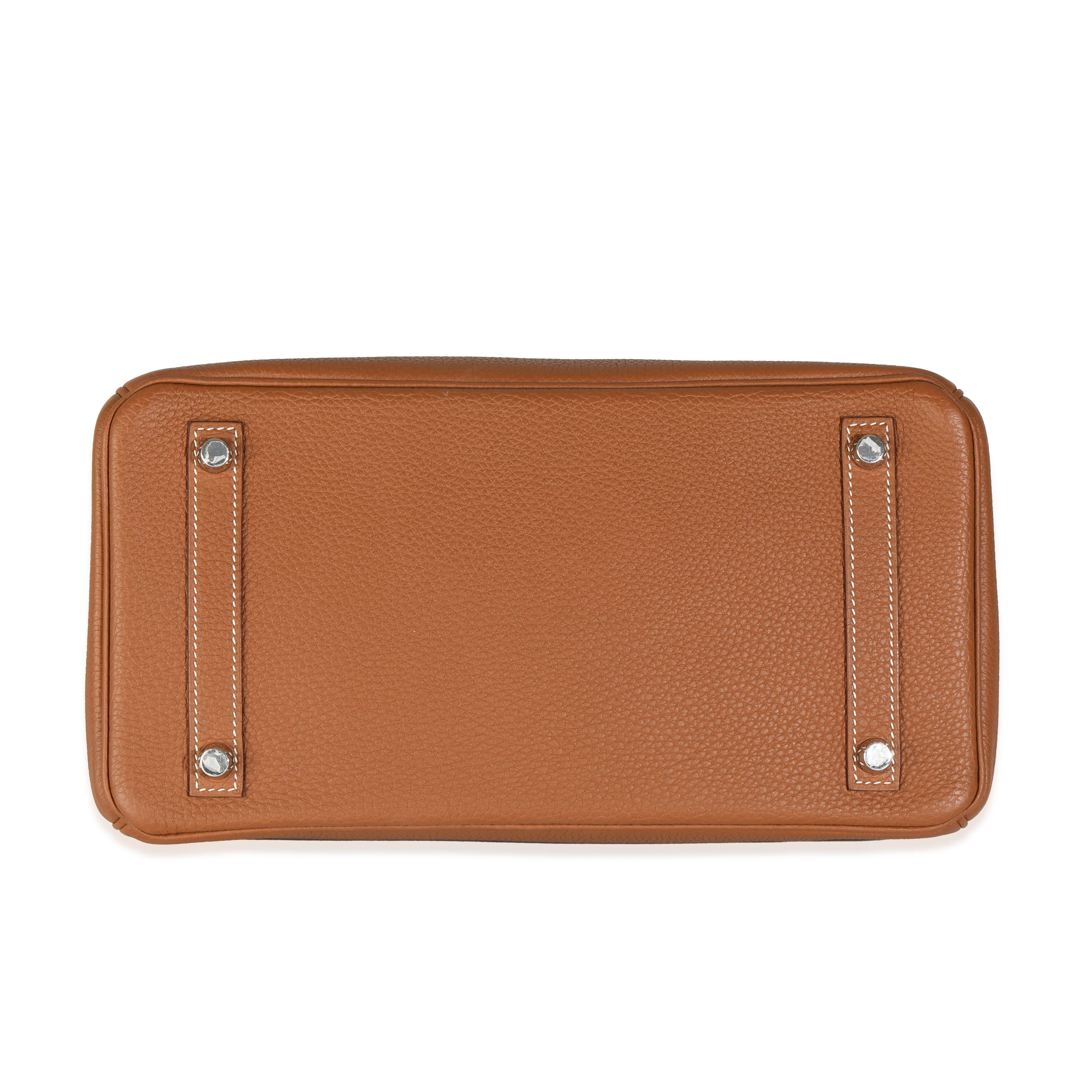 Gold Togo Birkin 30 PHW - Image 7