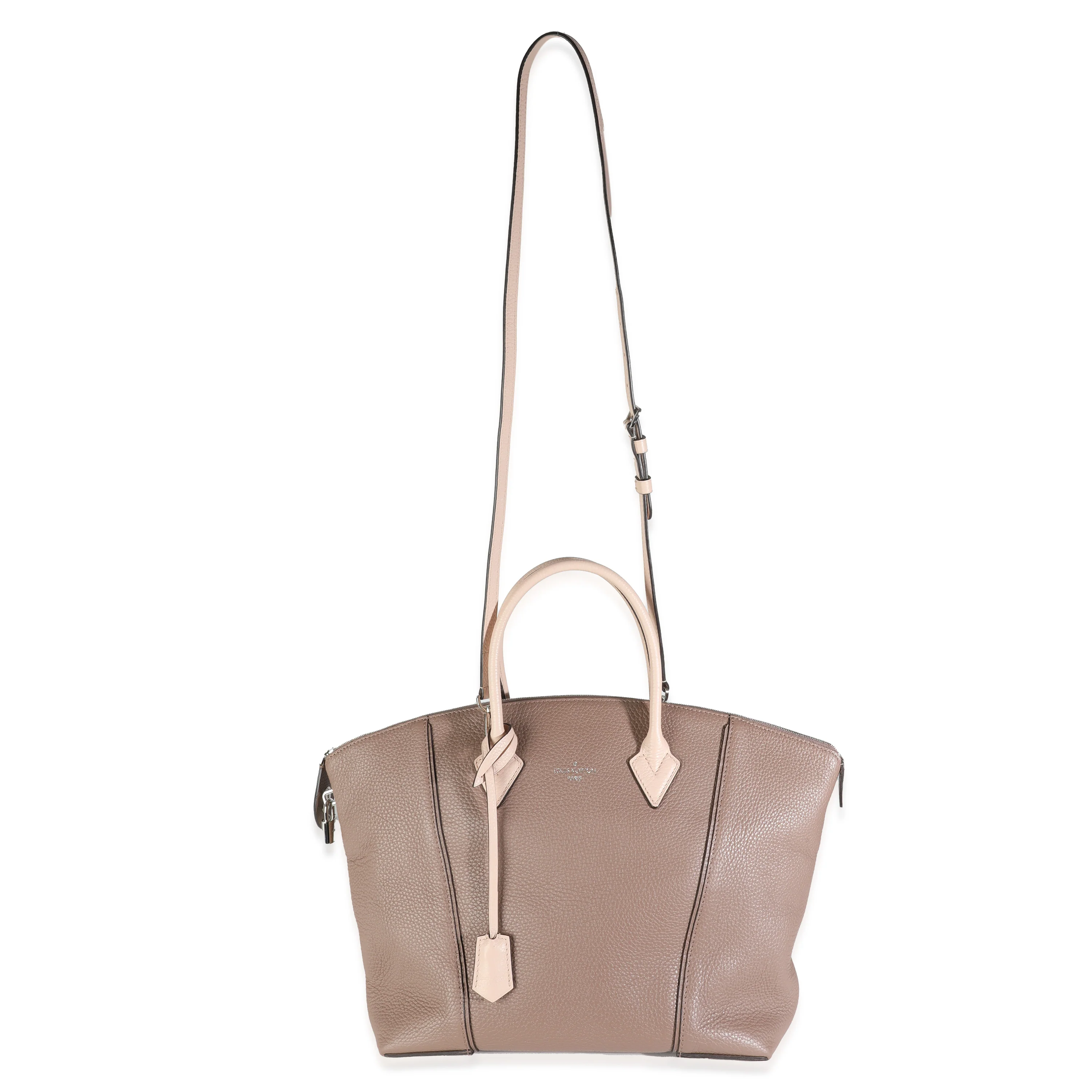 Taupe Petale Taurillon Soft Lockit MM - Image 8