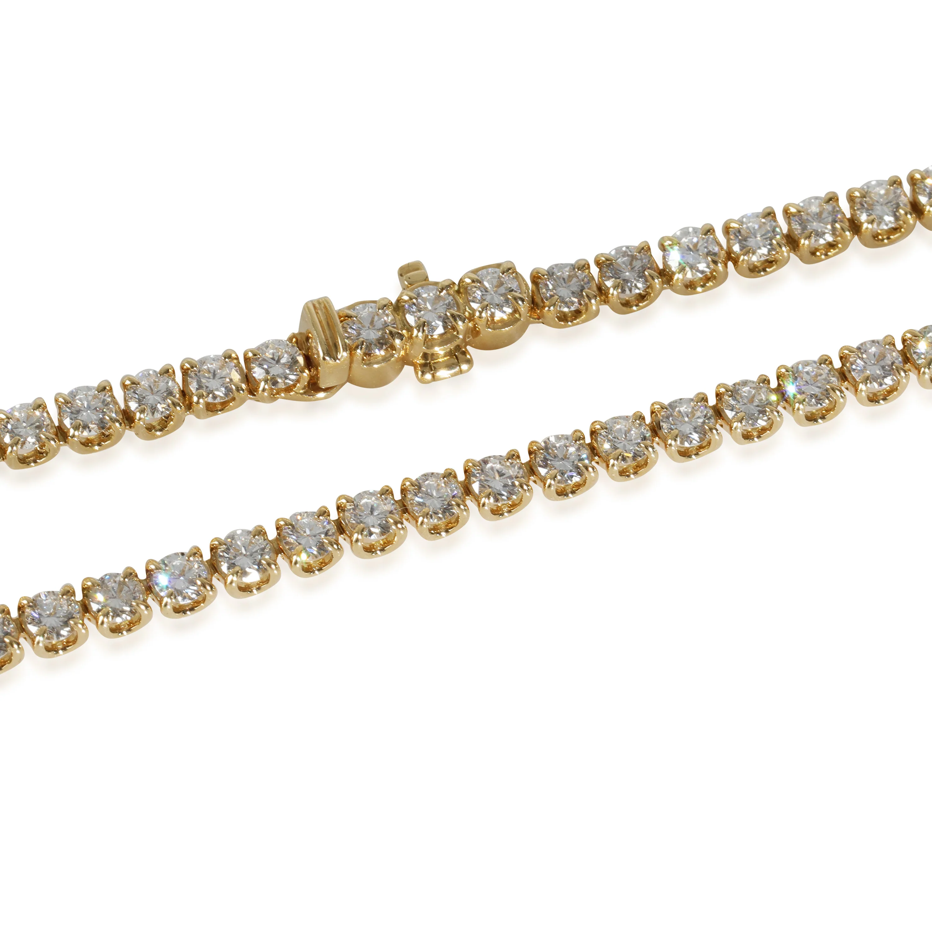 Lab-Grown Diamond Necklace in 18K Yellow Gold 7.11 CTW - Image 3