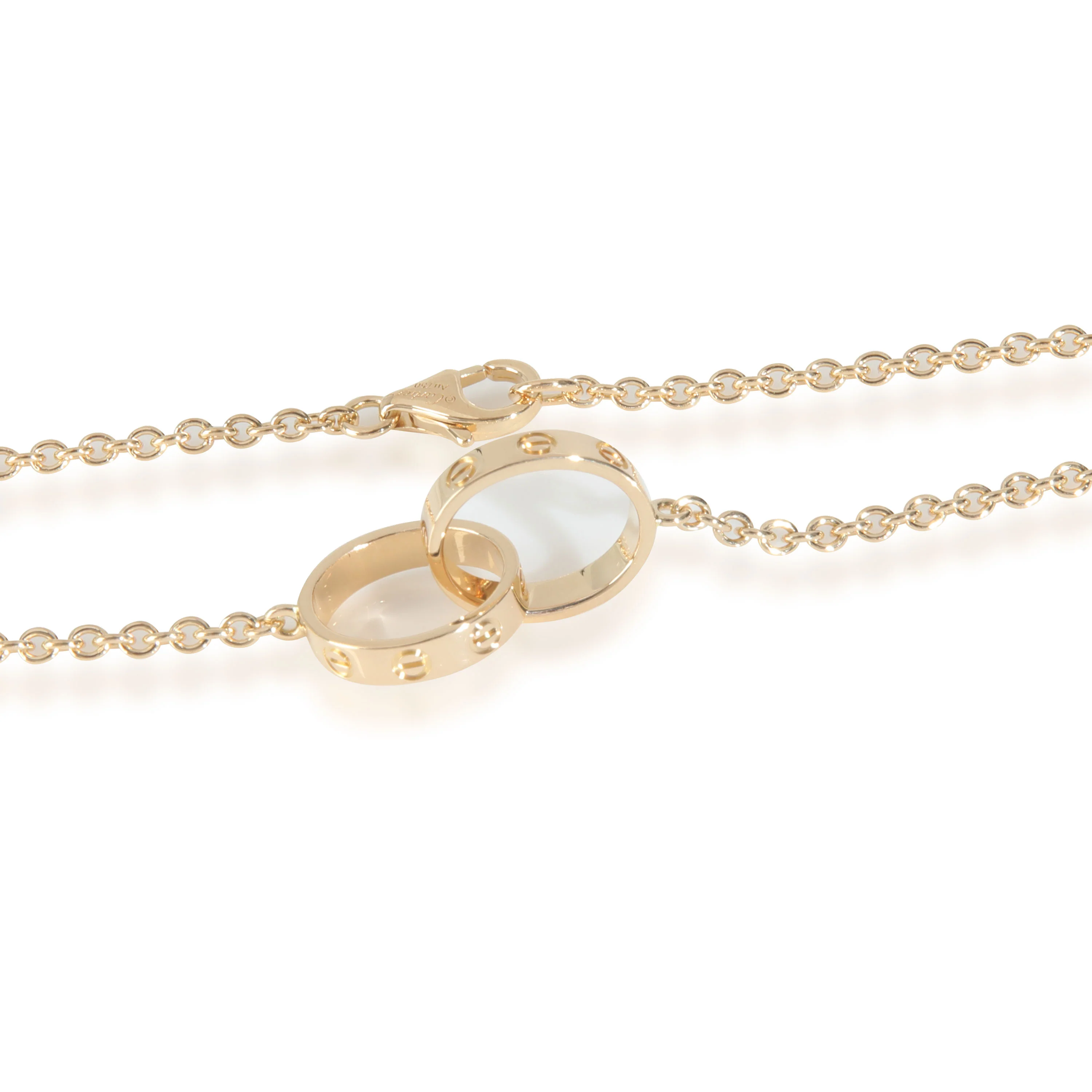 Yellow Gold  Love Necklace - Image 3