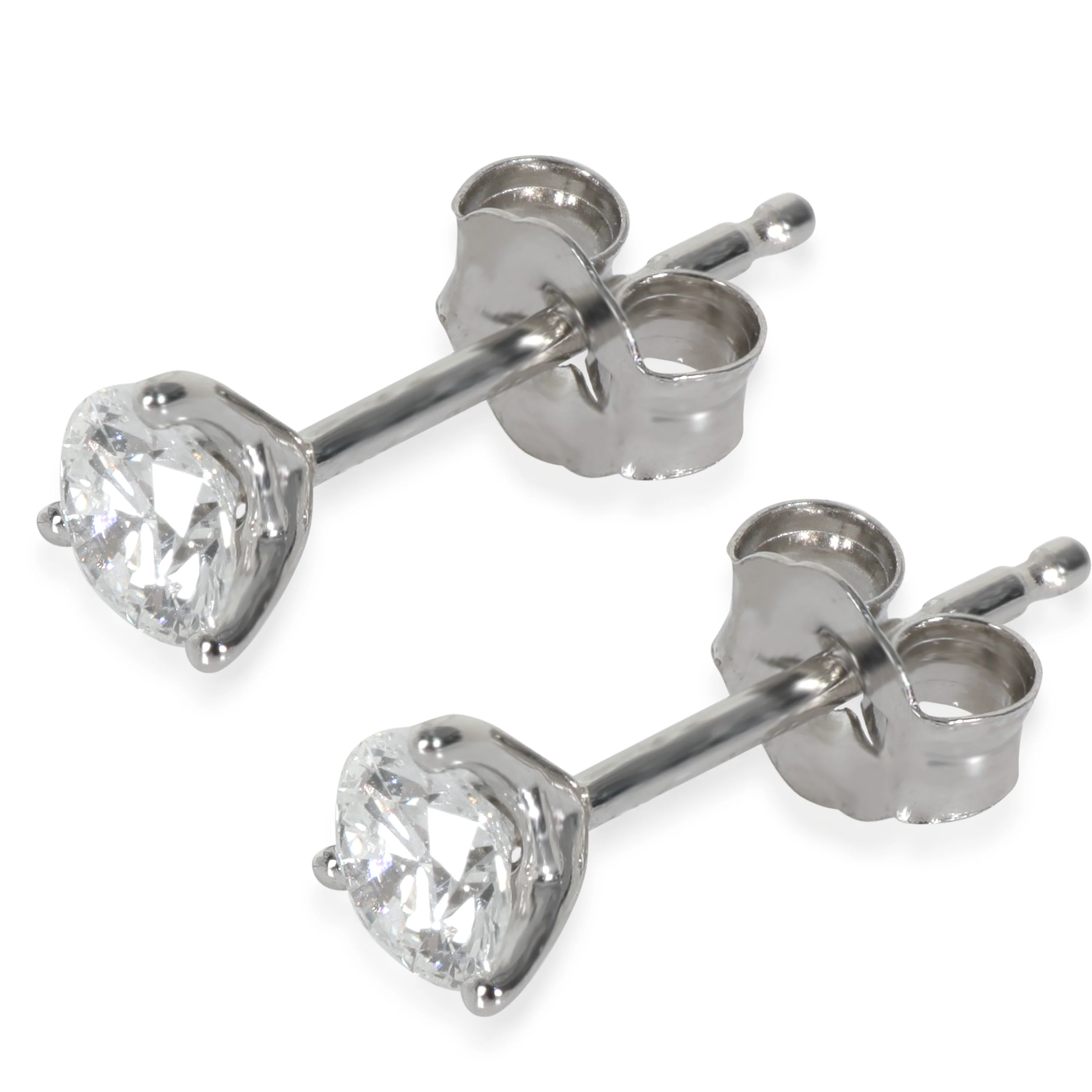 Lab-Grown Diamond Earrings In Platinum .50 Ctw. - Image 2