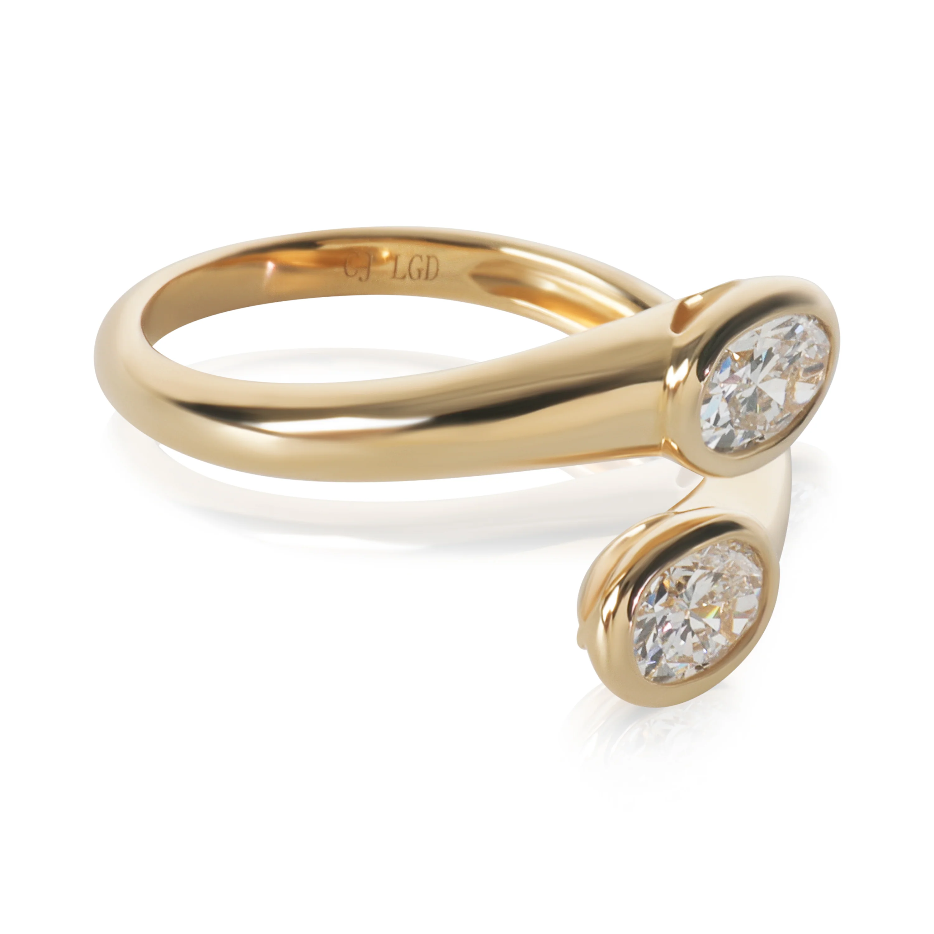 1.04 ctw Yellow Gold Lab-Grown Diamond Ring - Image 2