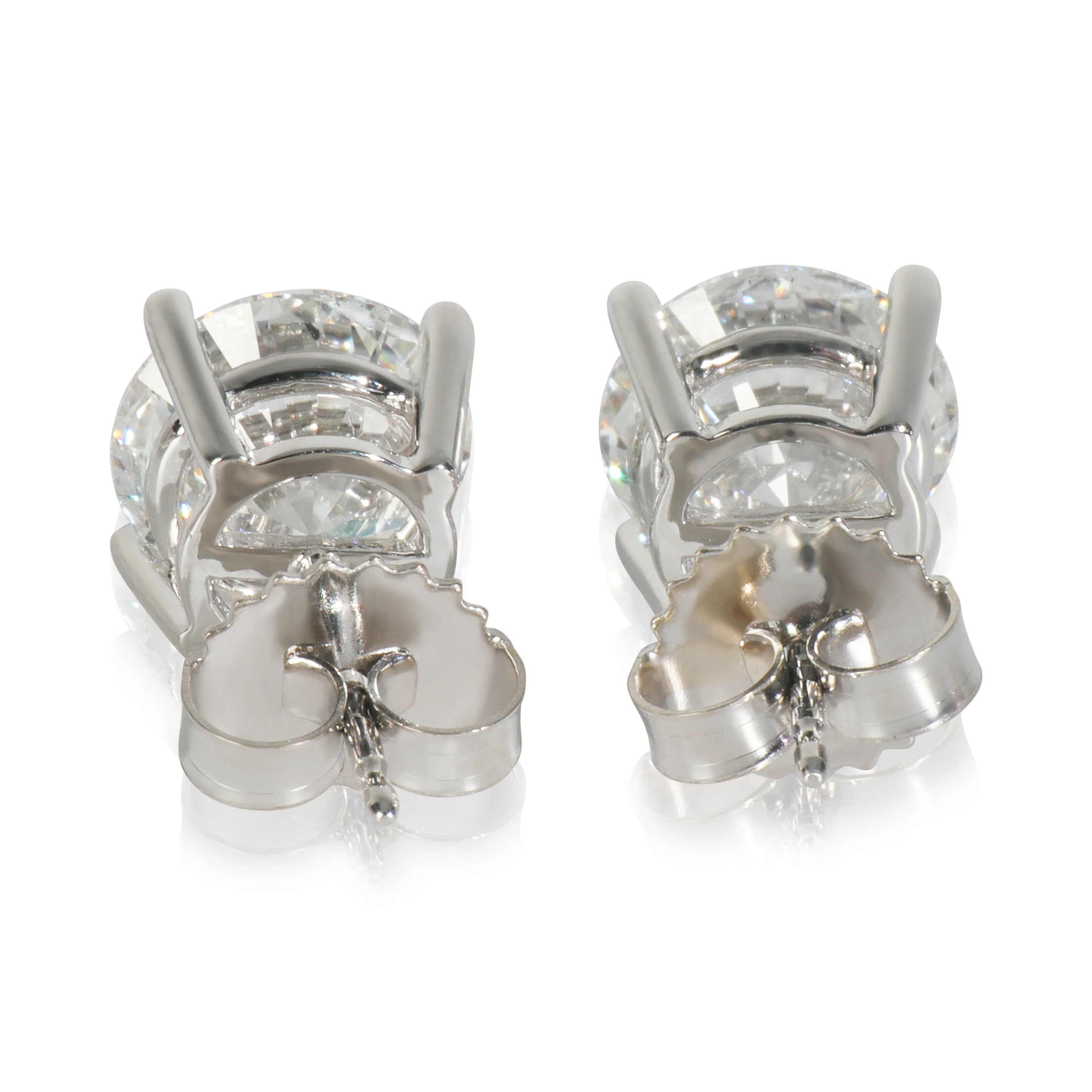 4.1 ctw White Gold Lab-Grown Diamond Earrings - Image 3