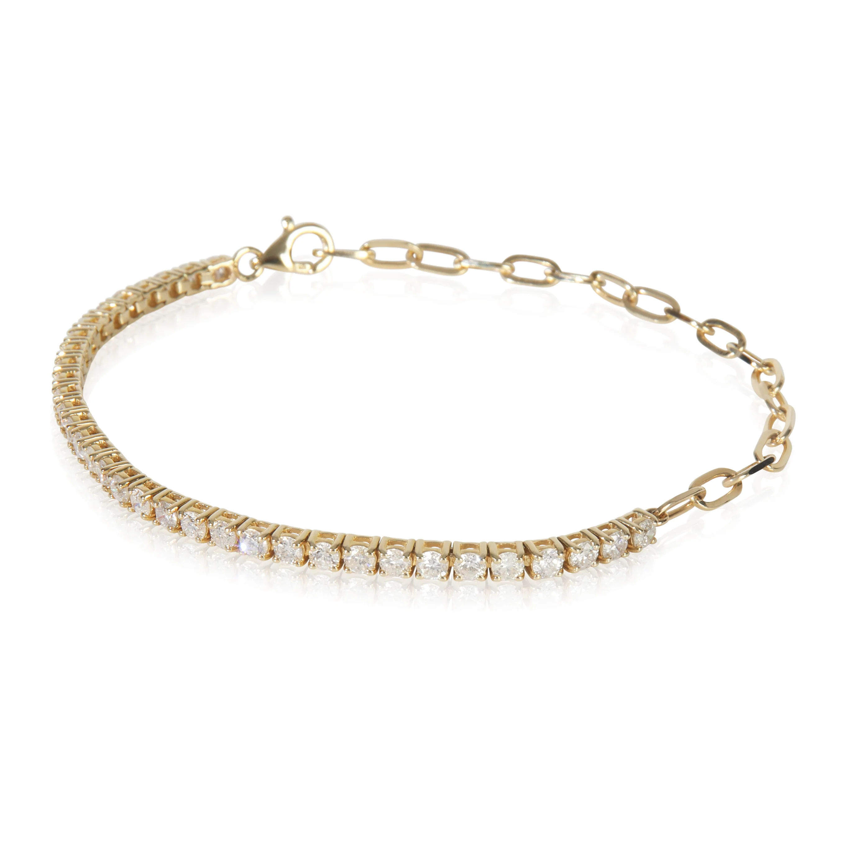 Yellow Gold Diamond Bracelet - Image 2