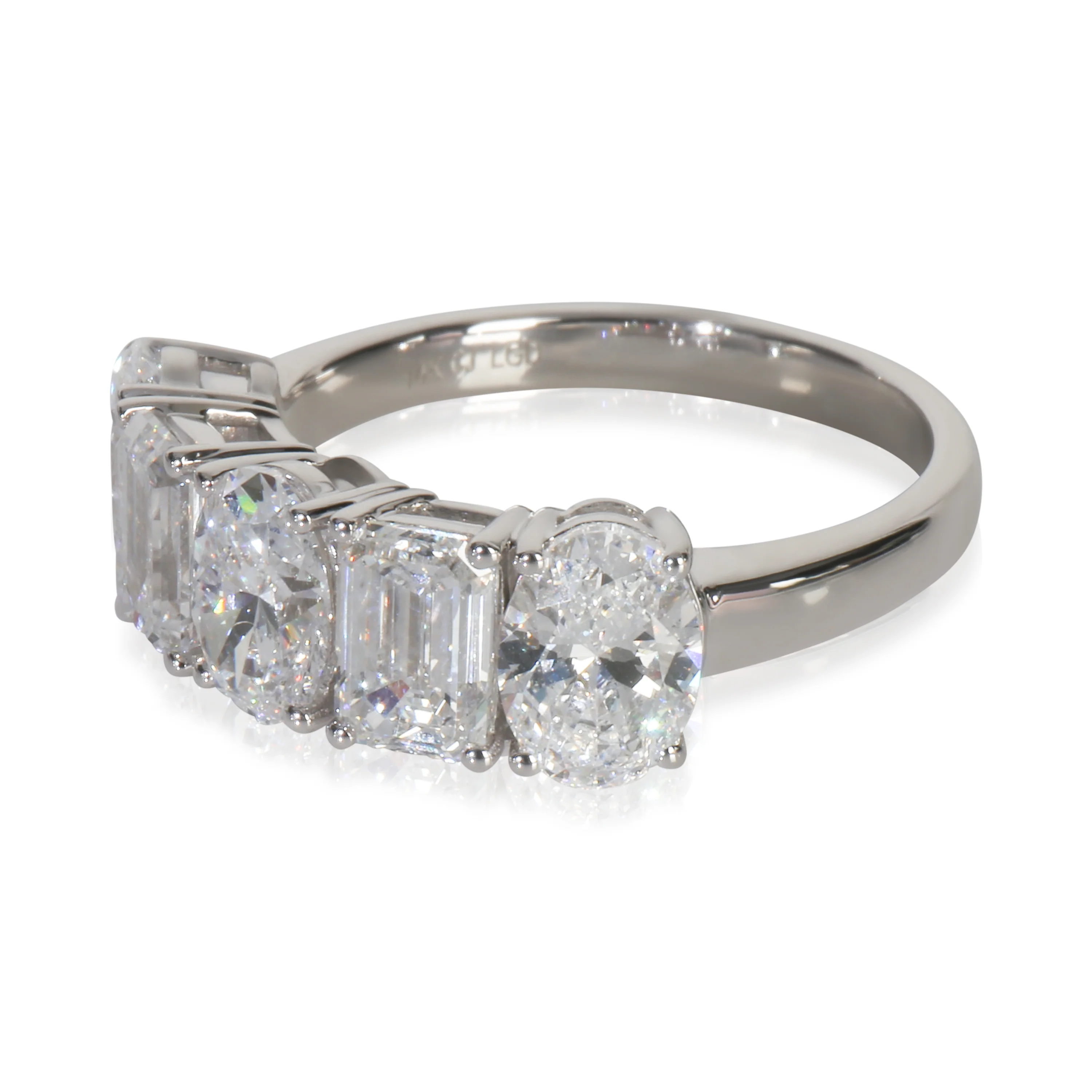 3.57 ctw White Gold Lab-Grown Diamond Ring - Image 2