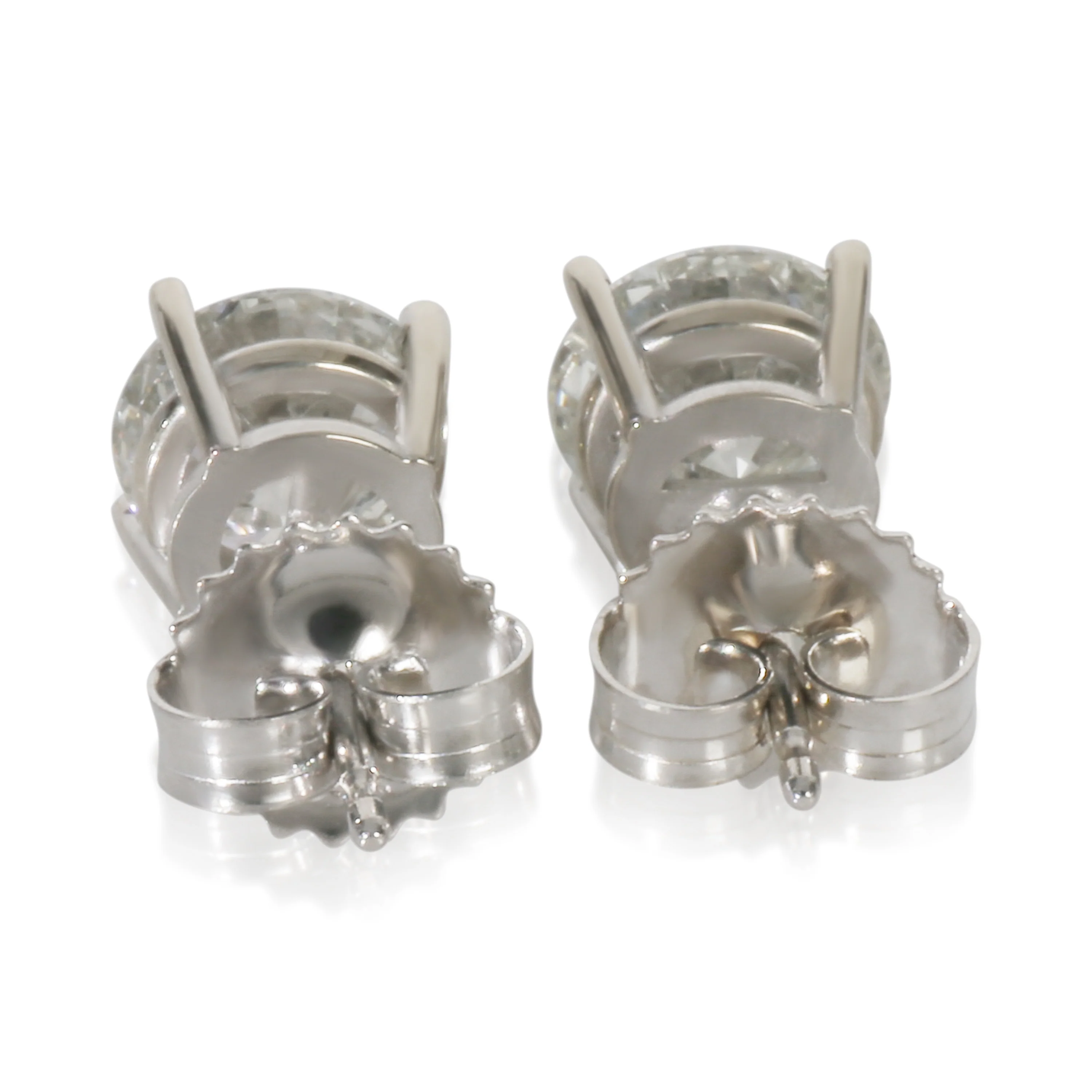 2.27 ctw White Gold Lab-Grown Diamond Stud Earring - Image 3