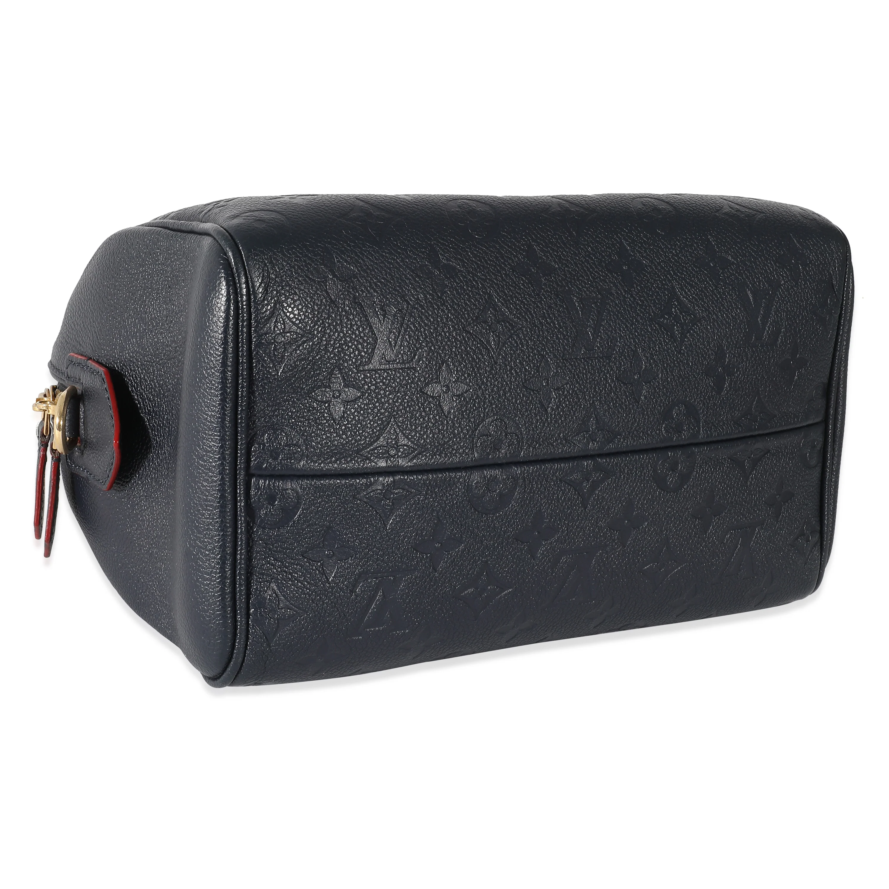 Louis Vuitton Marine Rouge Monogram Empreinte Speedy Bandoulière 25 NM - Image 6