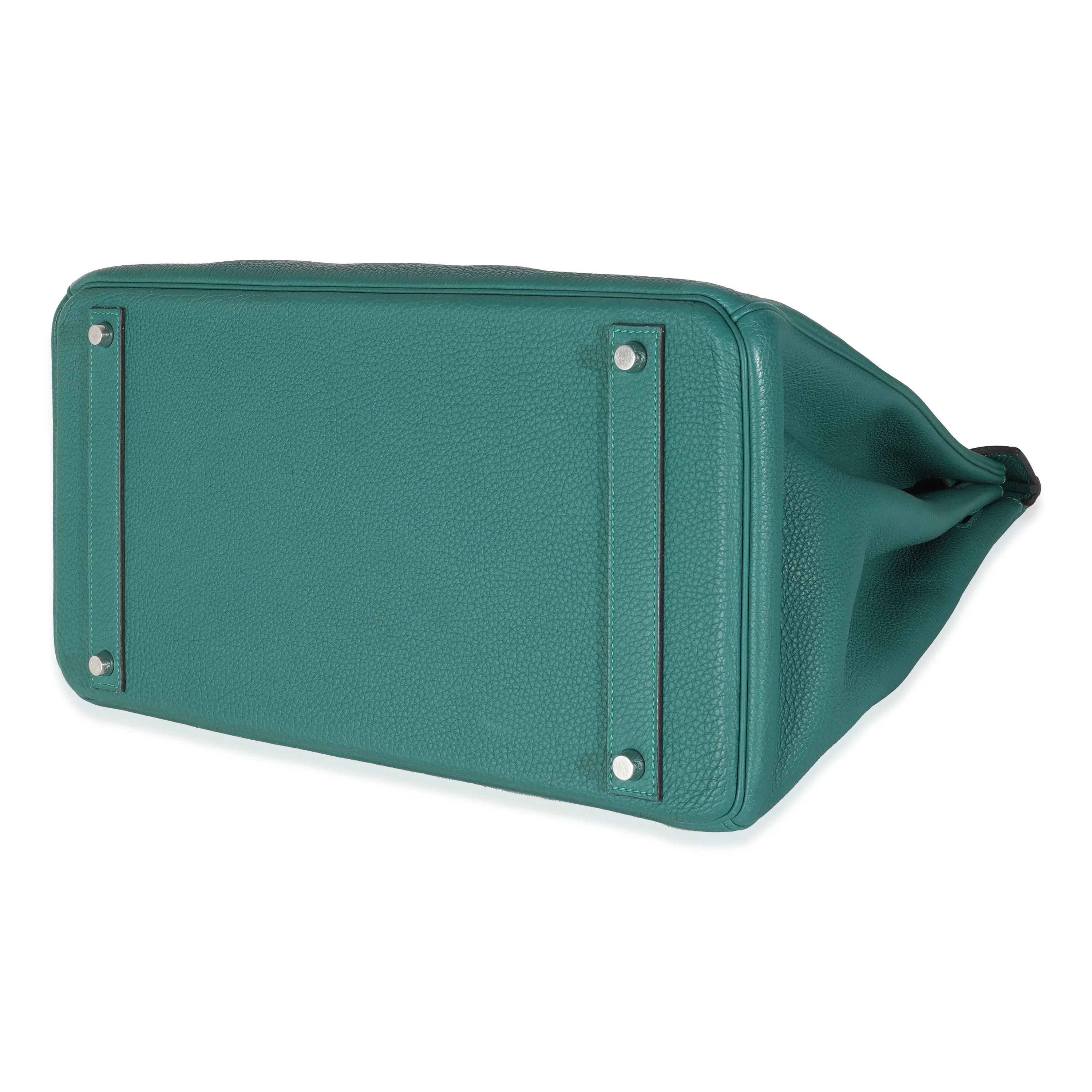 Malachite Togo Birkin 40 PHW - Image 5