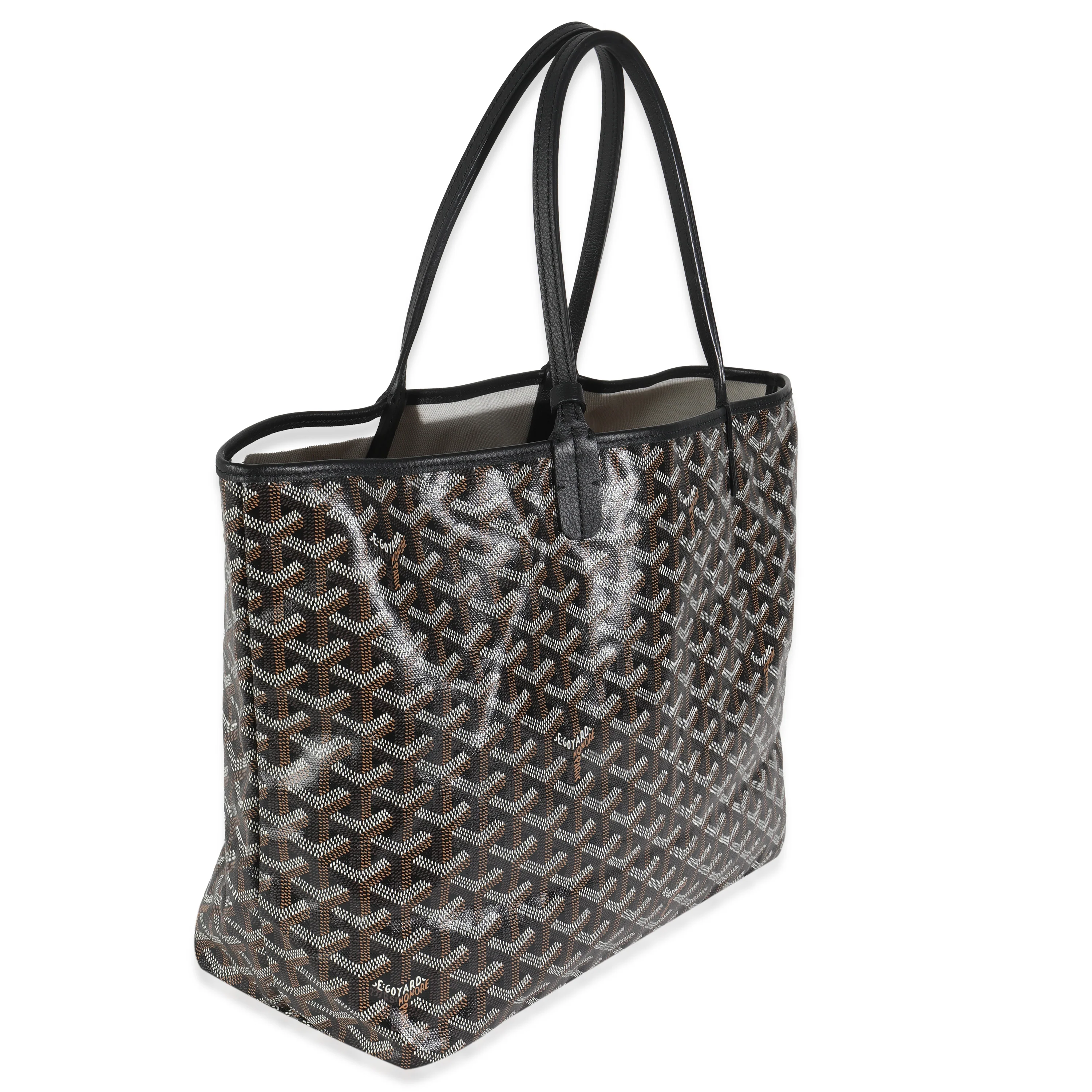 Black Goyardine Canvas Saint Louis PM - Image 3