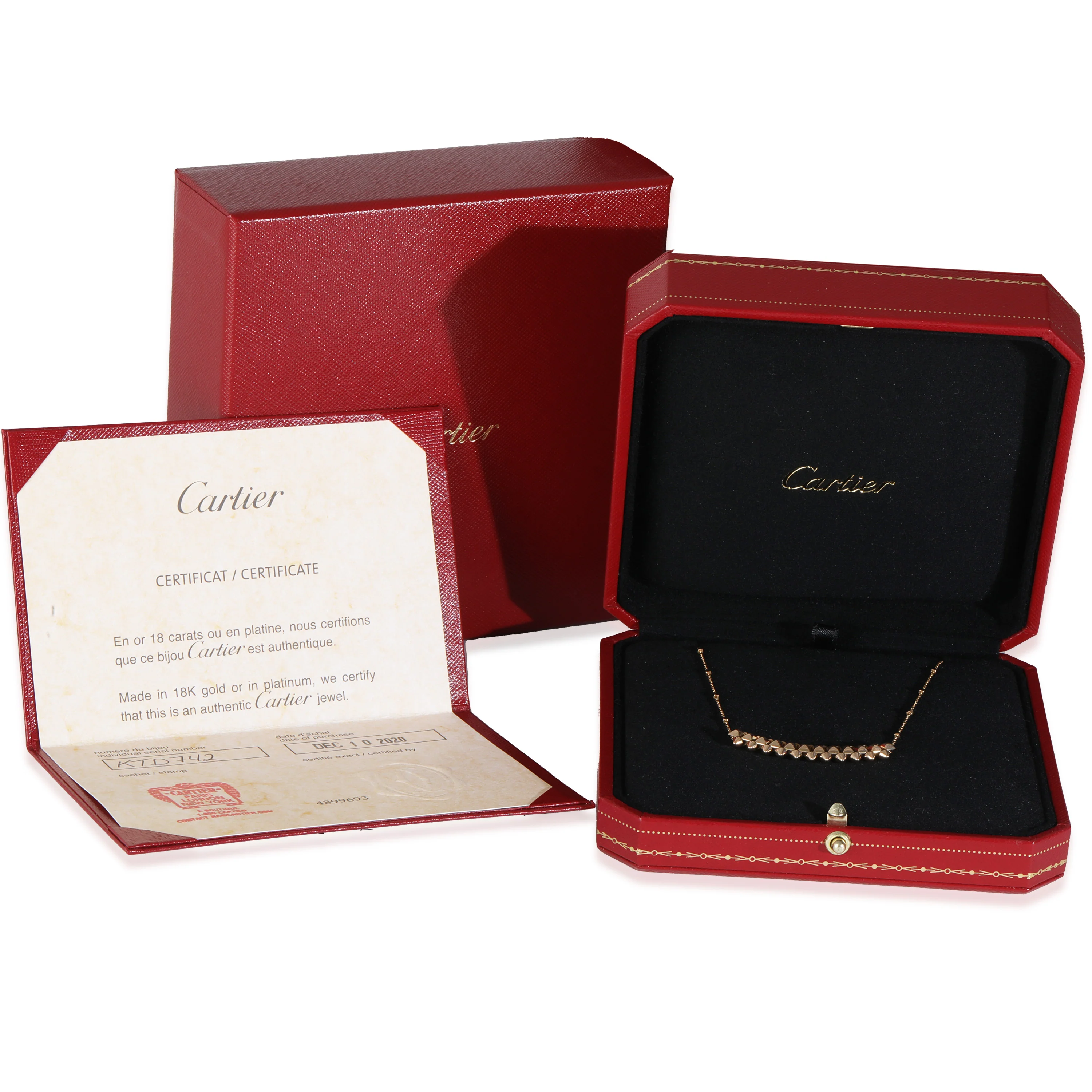 Rose Gold  Medium Model Clash de Cartier Necklace - Image 4