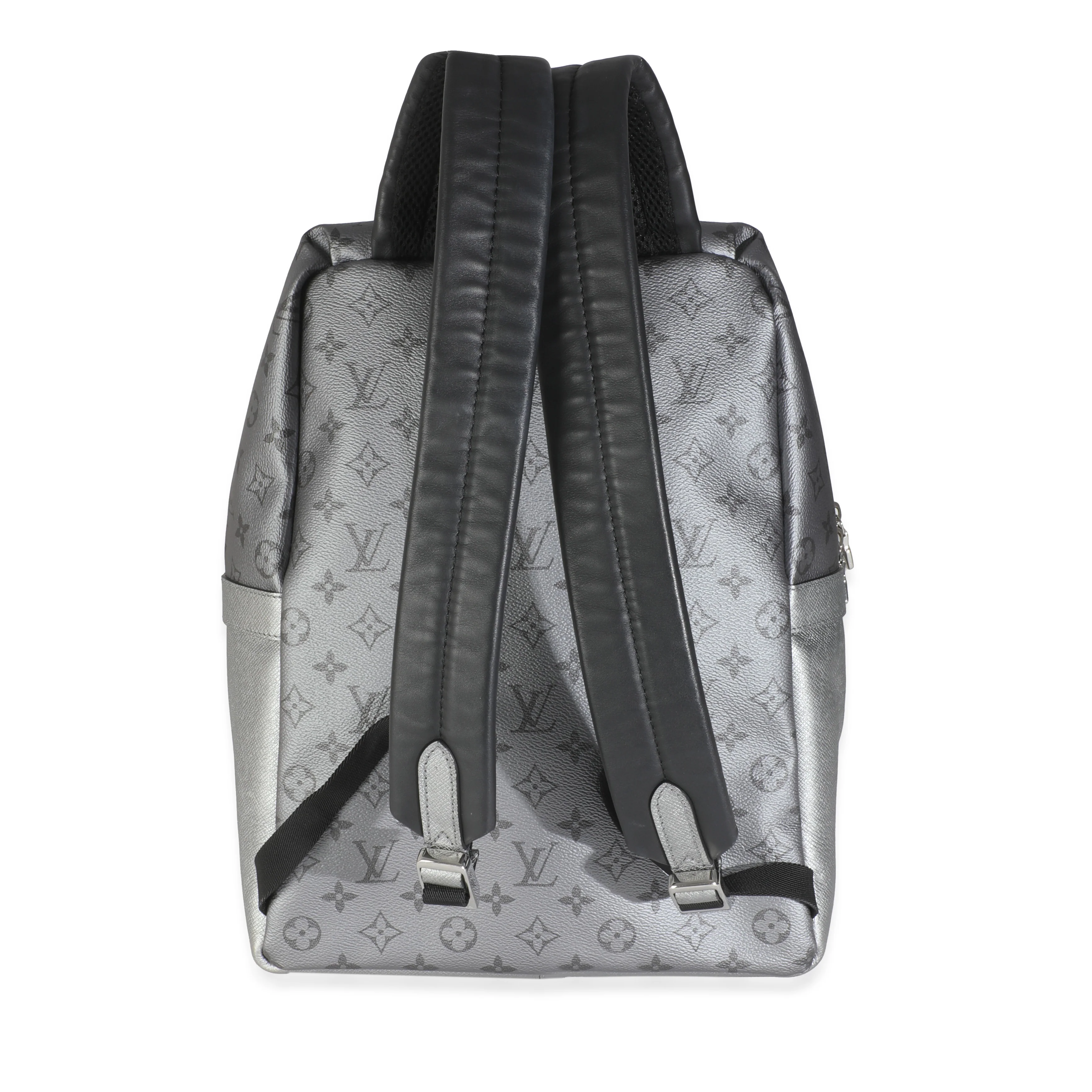 Silver Monogram Canvas Discovery Backpack - Image 4