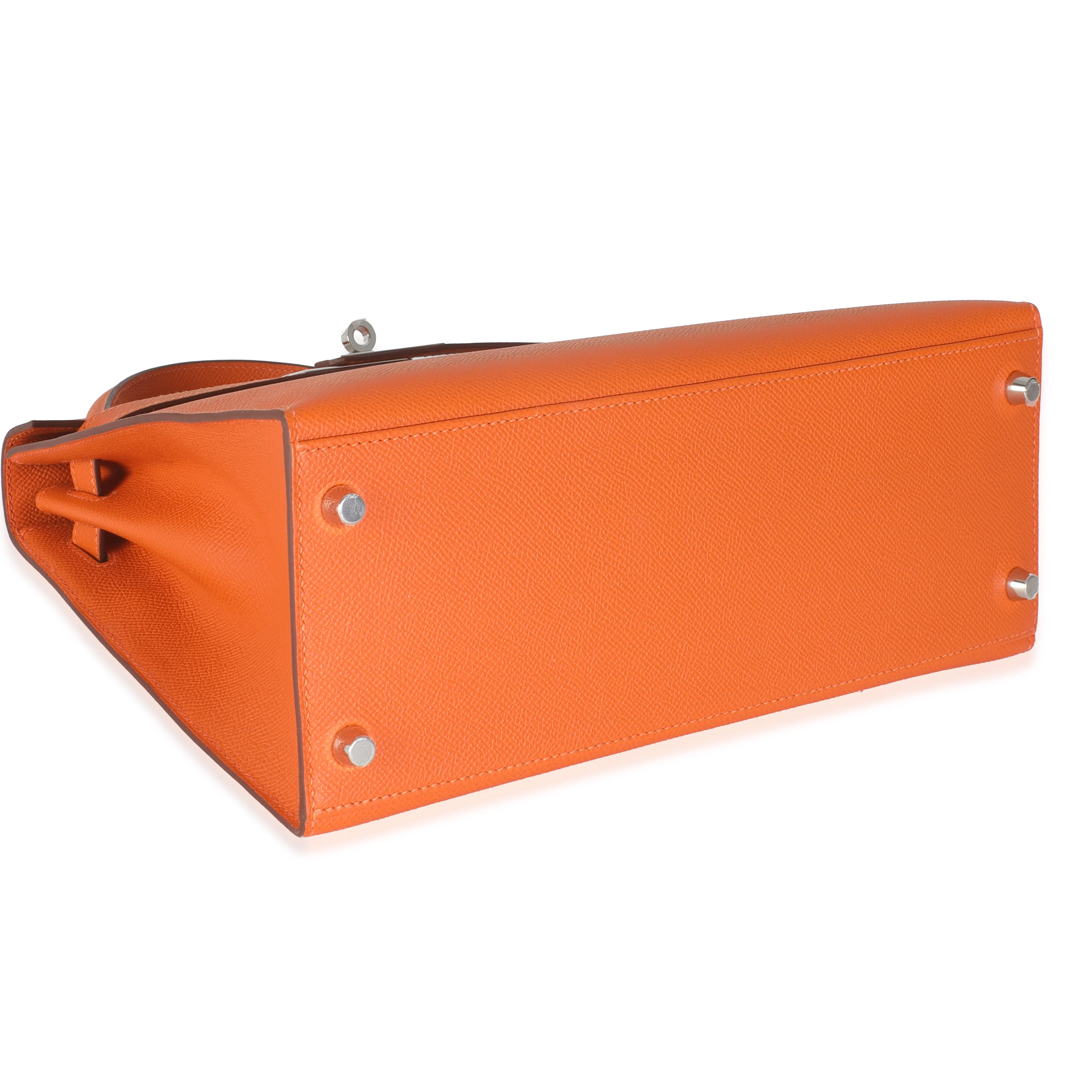 Orange Epsom Sellier Kelly 28 PHW - Image 6